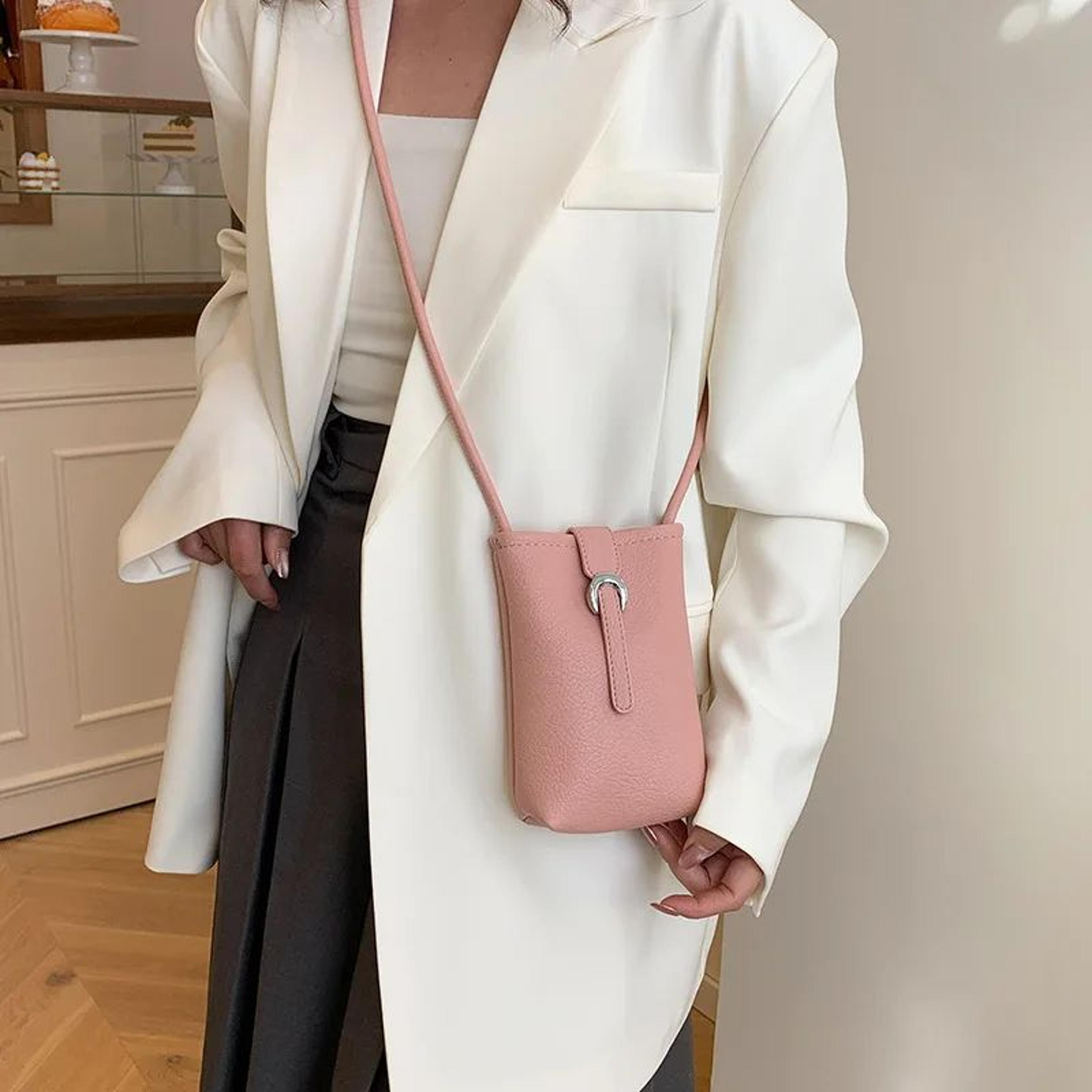 Everyday Carry PU Leather Shoulder Bag For Women  Large Capacity Crossbody Phone Purse 4