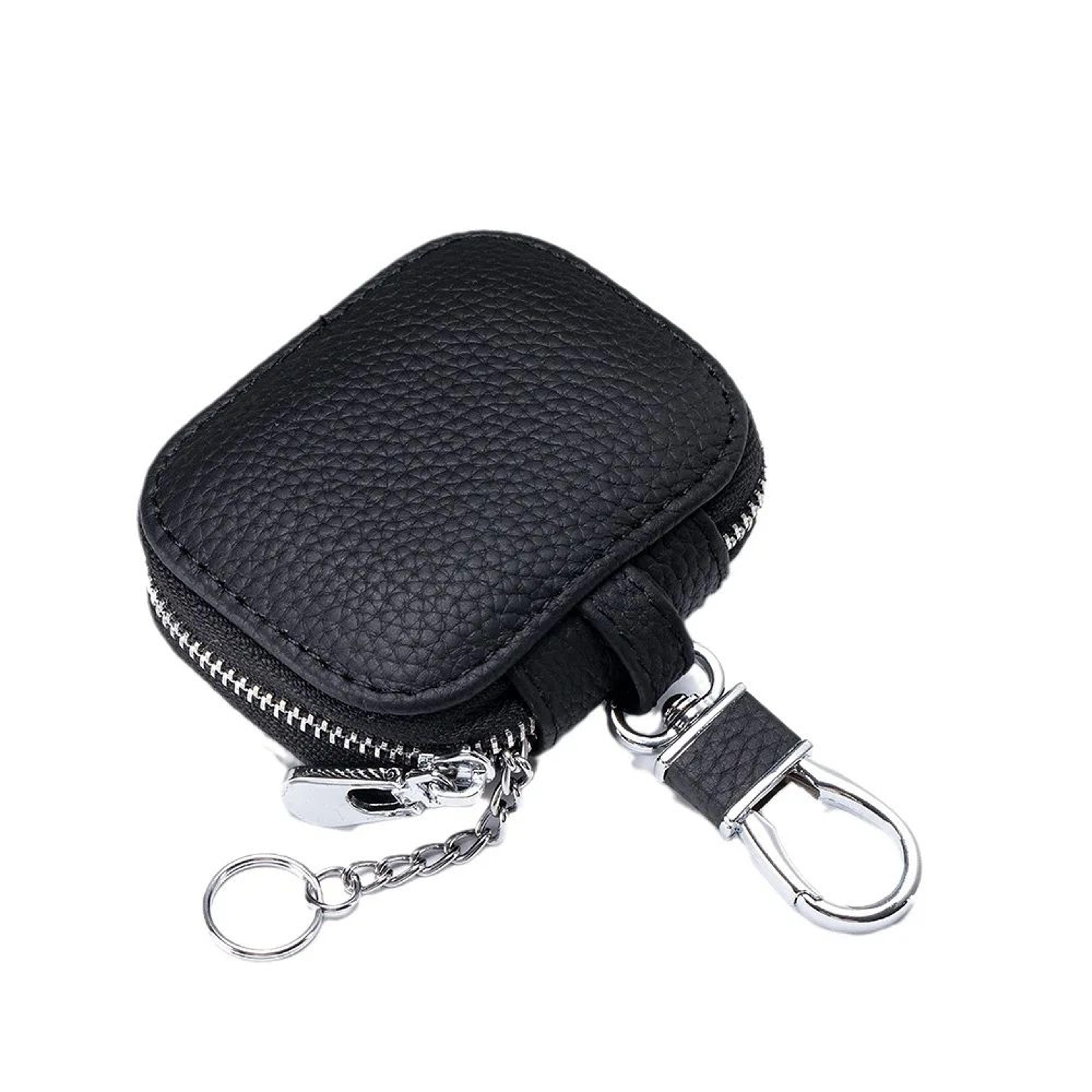 Premium Genuine Leather Key  Earphone Organizer Pouch  Universal Unisex Protective Case 4