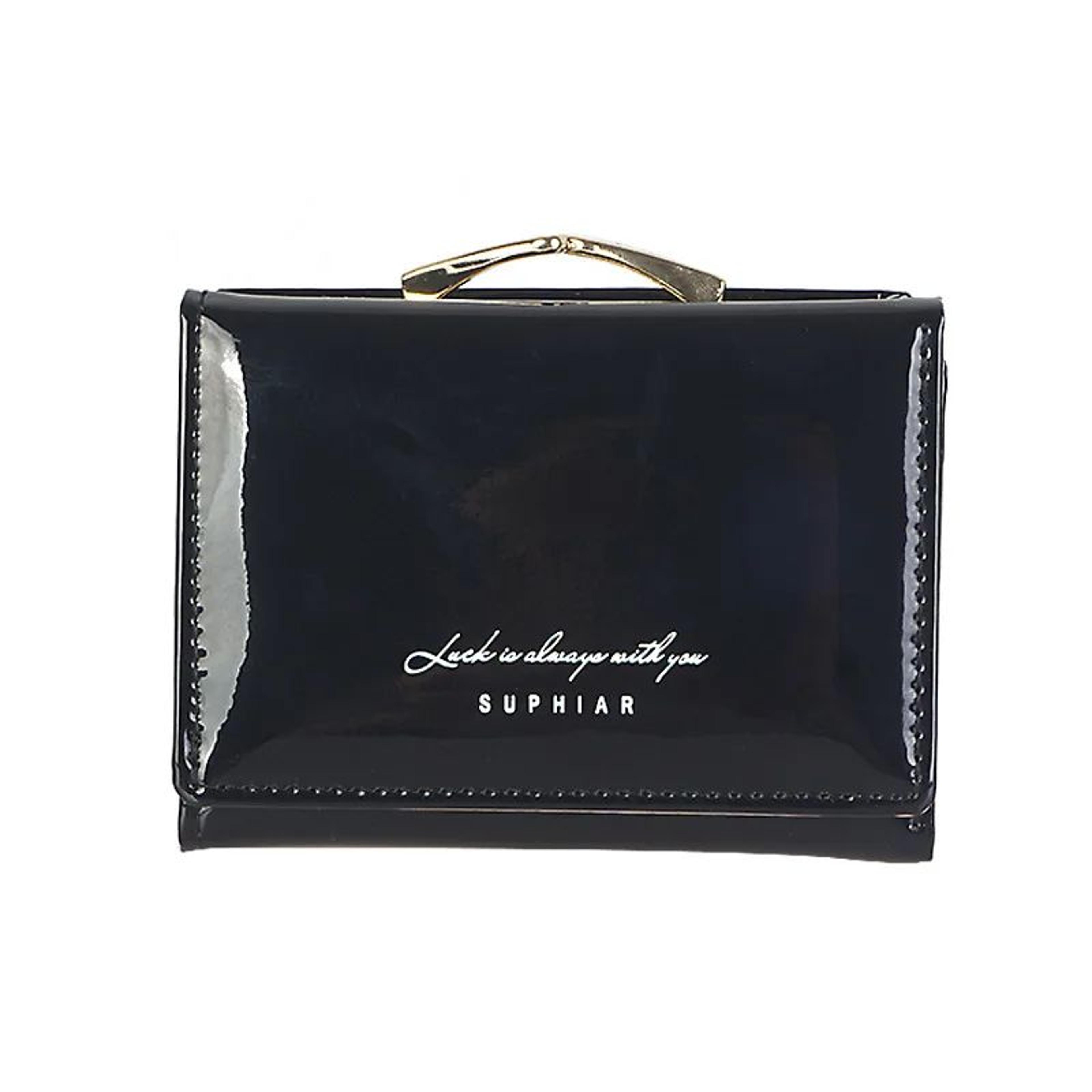 PU Leather Wallet Womens Compact Clutch  Short Hasp Card Holder Wallet With Coin Pocket 7