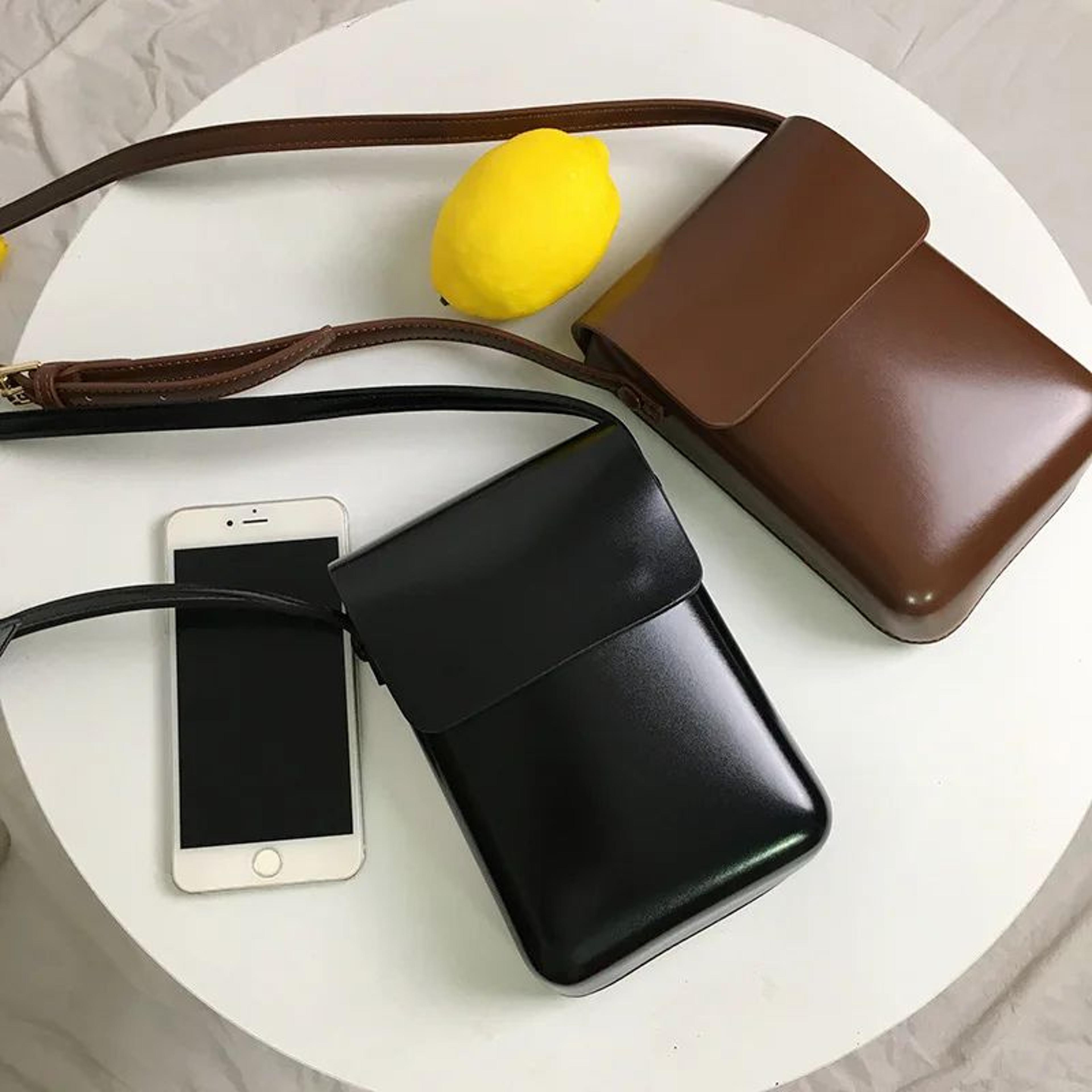 Everyday Luxe Crossbody Handbag  PU Leather Shoulder Bag With Phone Pocket  Roomy Storage 0
