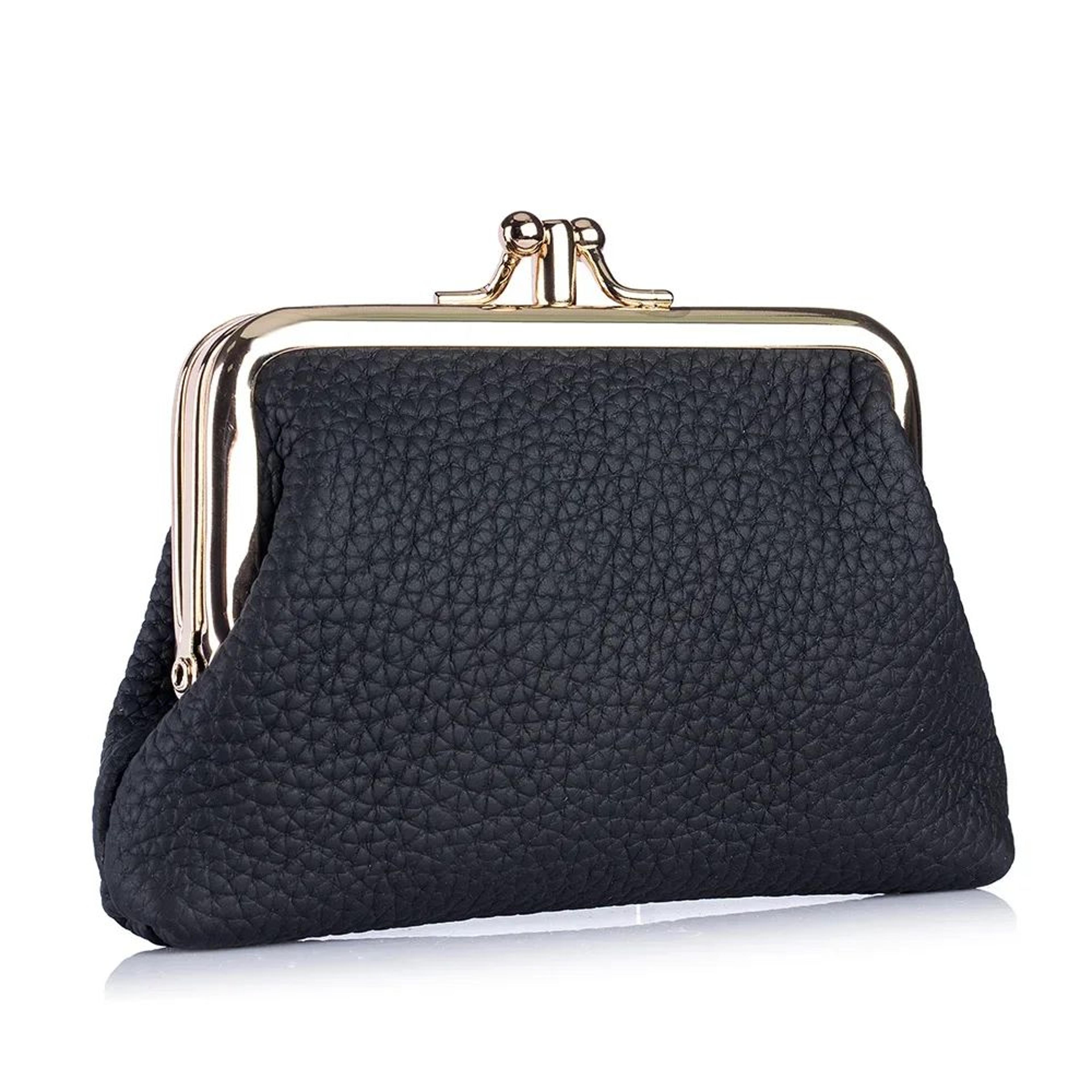 Everyday Genuine Leather Womens Wallet  Small Hasp Coin Purse With Roomy Change Storage 2