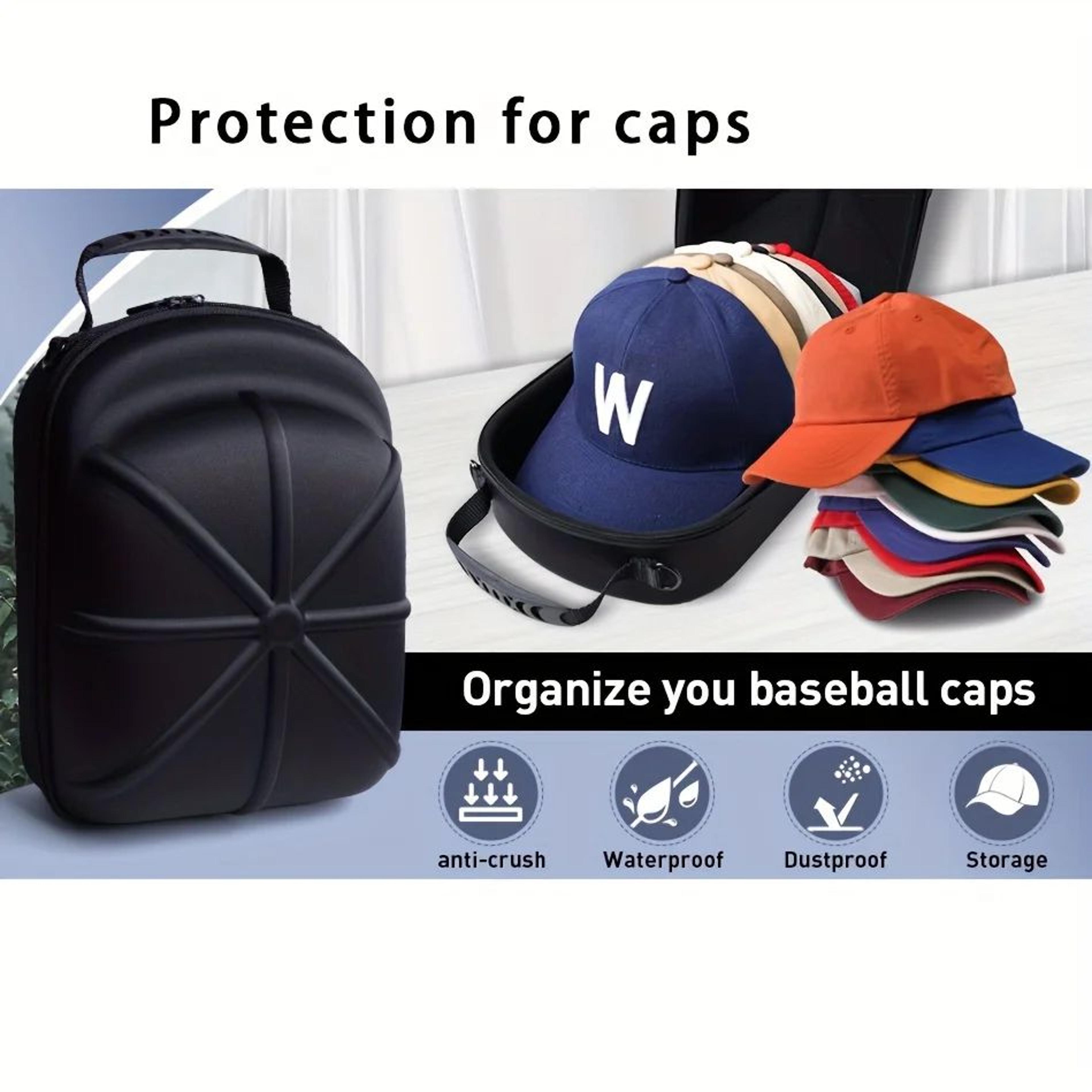 Hard Shell Hat Travel Case  EVA Baseball Cap Carrying Case To Protect Store And Display Caps 2