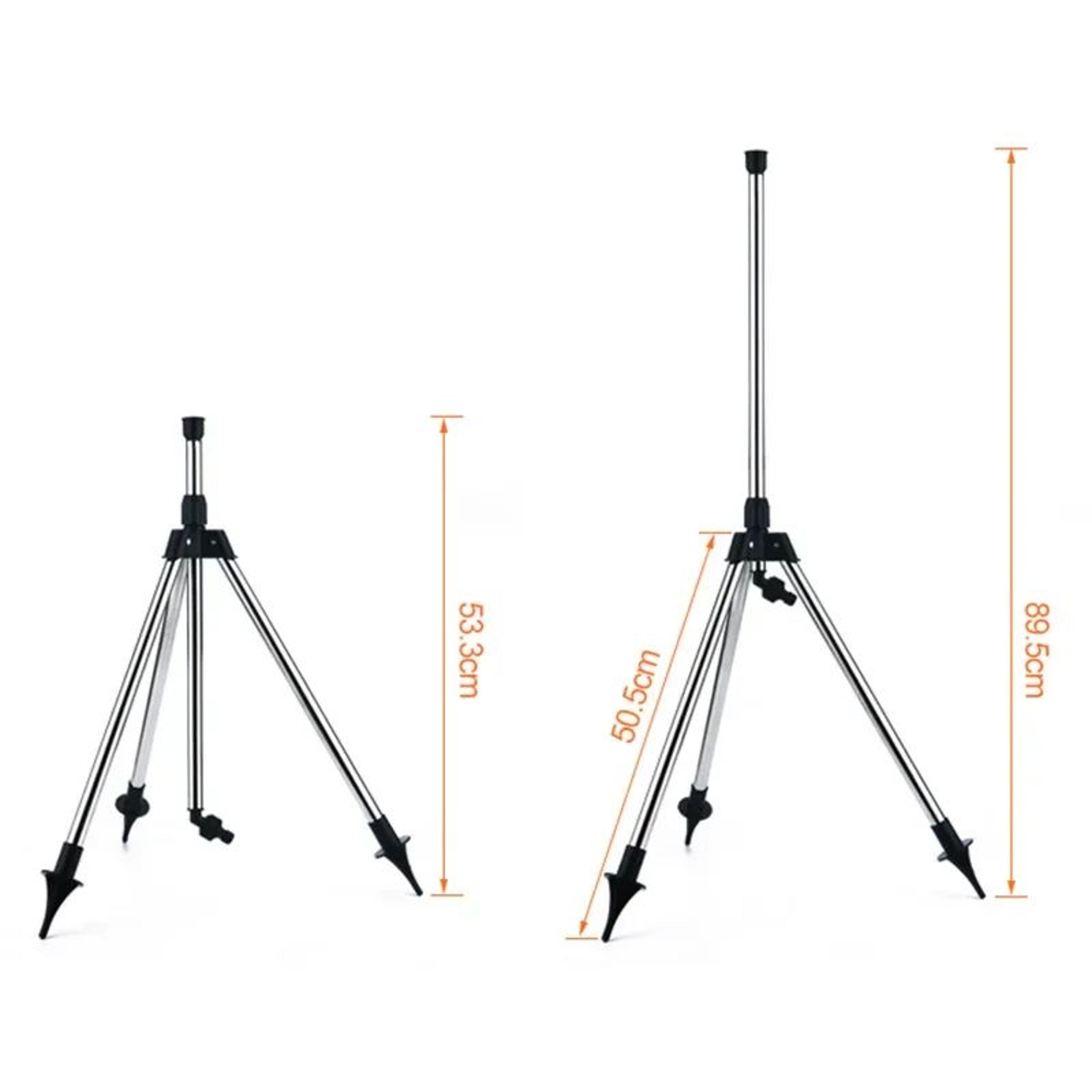 Premium 360 Automatic Rotating Tripod Garden Sprinkler Stand  Stainless Steel Irrigation  Lawn Wate 5