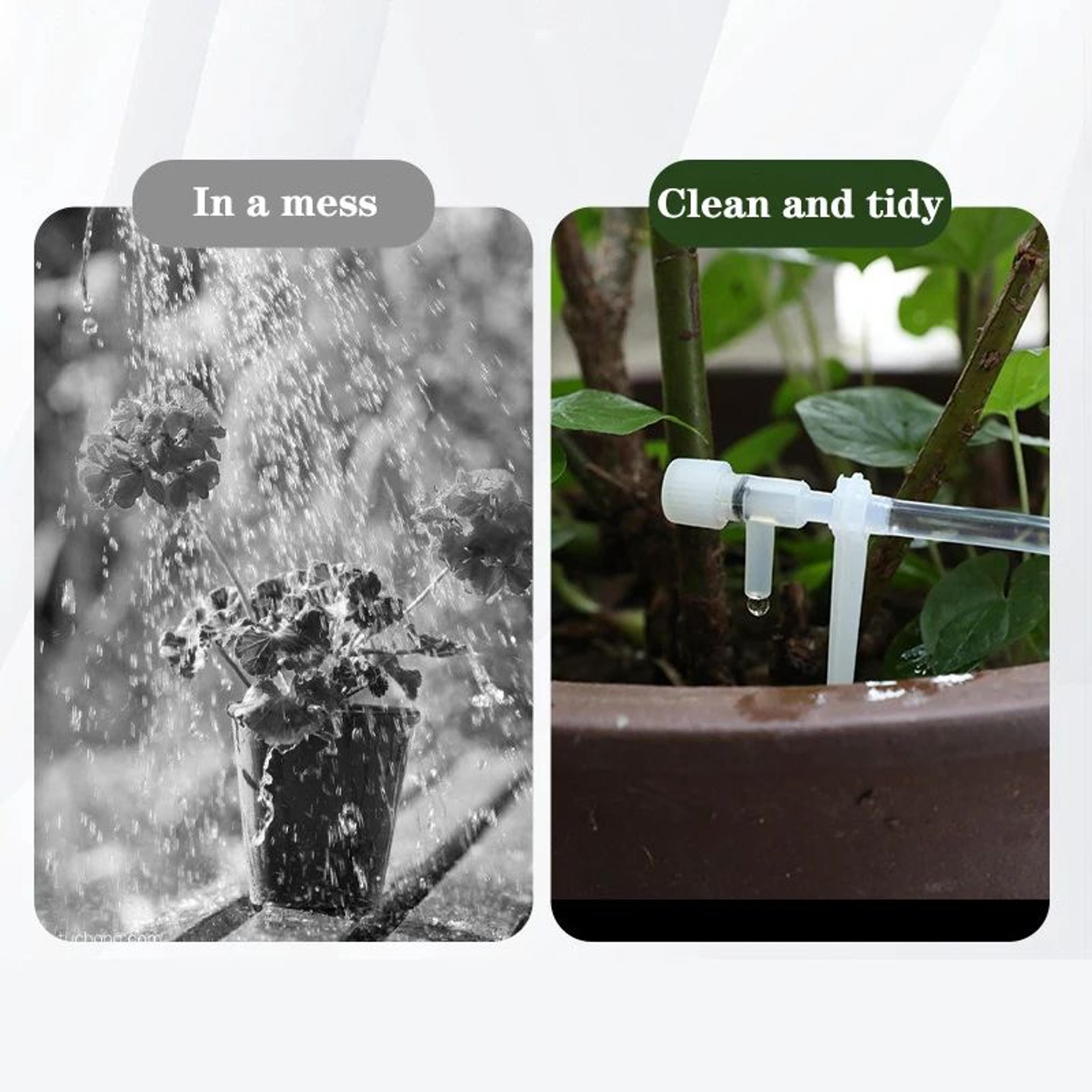 SmartSave Pro Drip Irrigation Kit With Regulating Valve Precision Potted Plant Watering System For  5