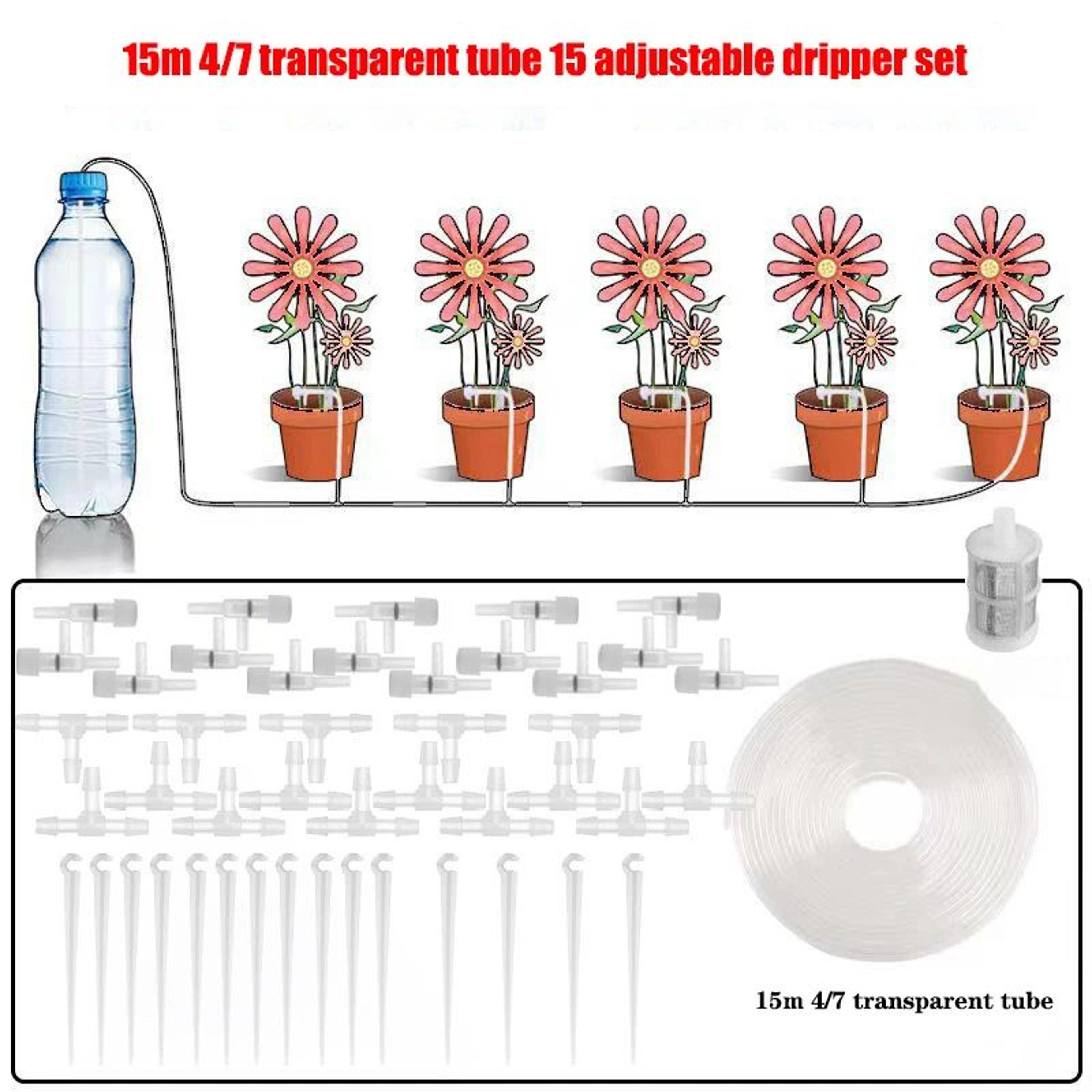 SmartSave Pro Drip Irrigation Kit With Regulating Valve Precision Potted Plant Watering System For  10