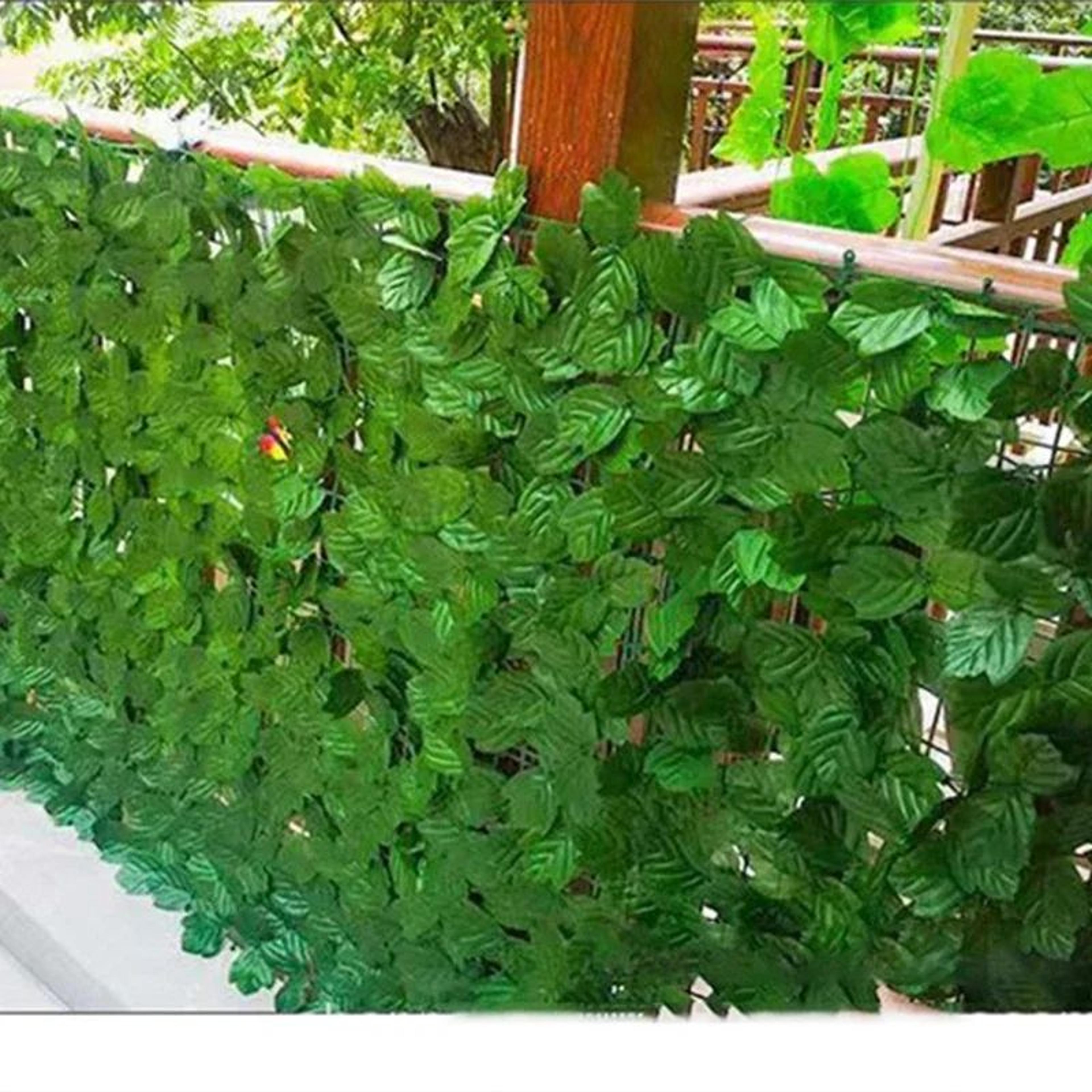 LushView Artificial Green Leaf Privacy Fence For Balcony  Garden 5