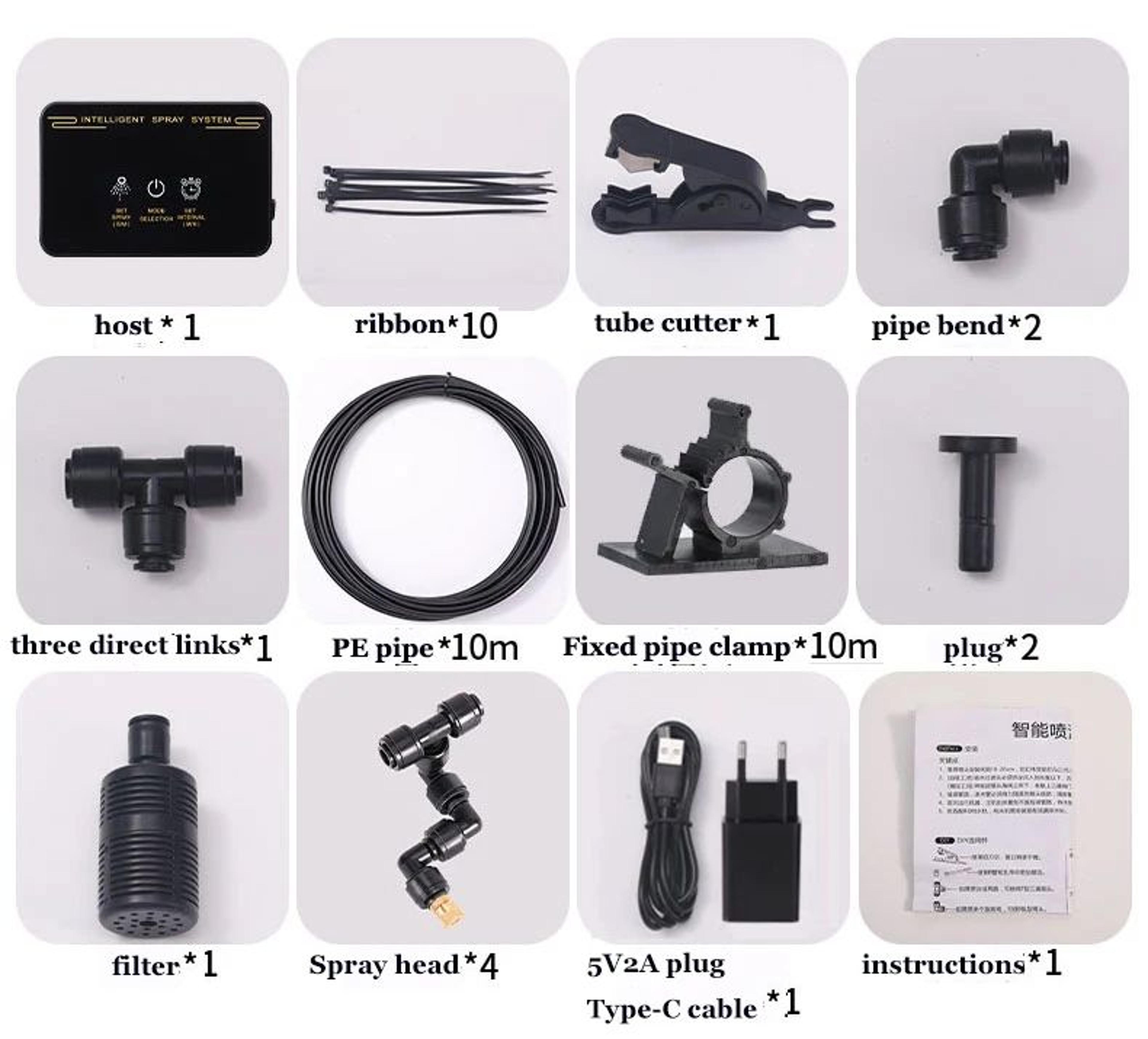 RainforestPro Automatic Terrarium Misting System With Timer  Dual 360 Nozzles  Smart Reptile Humidi 10