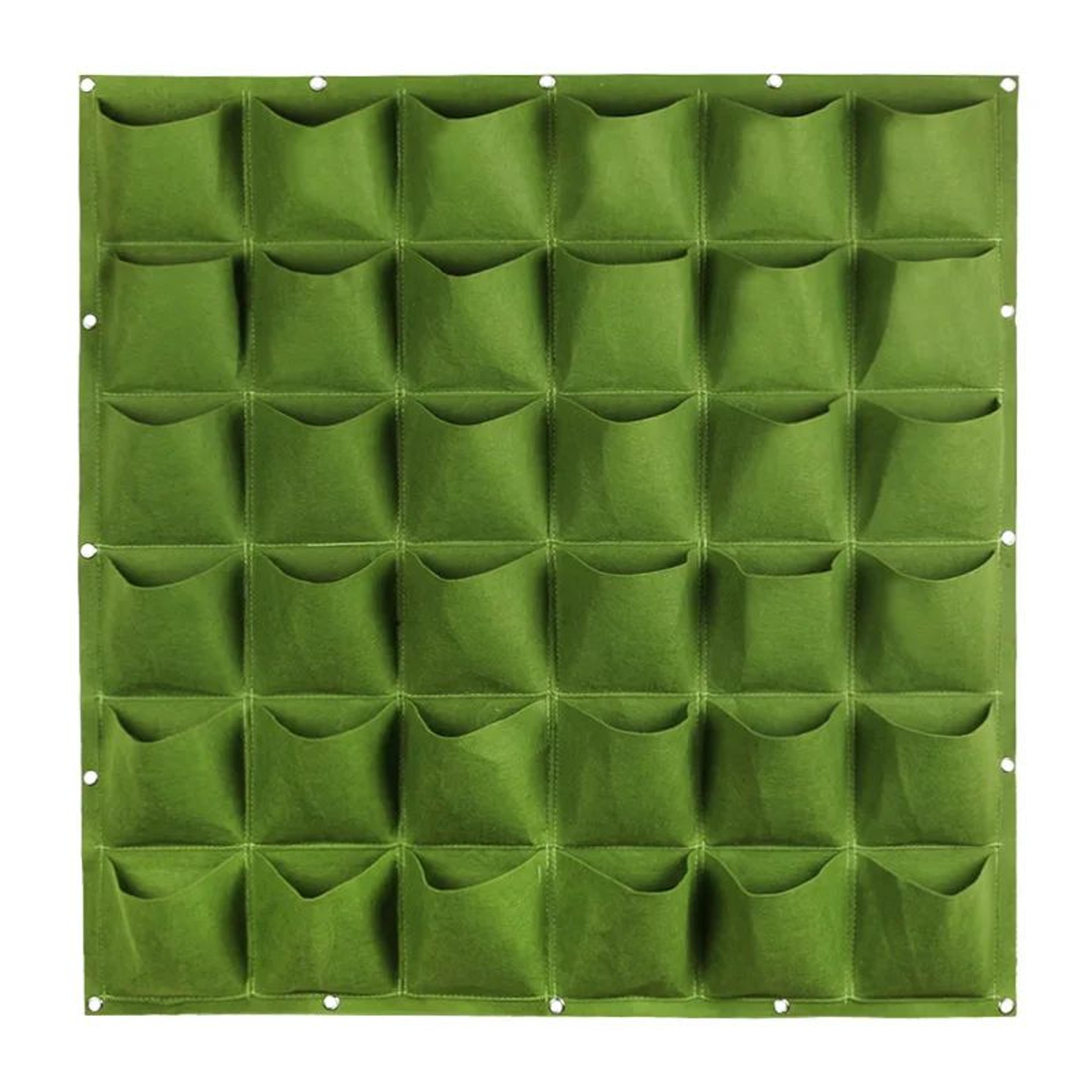 Vertical Garden Wall Grow Bag Planter SpaceSaving Outdoor Herb  Vegetable Pocket Planters 7