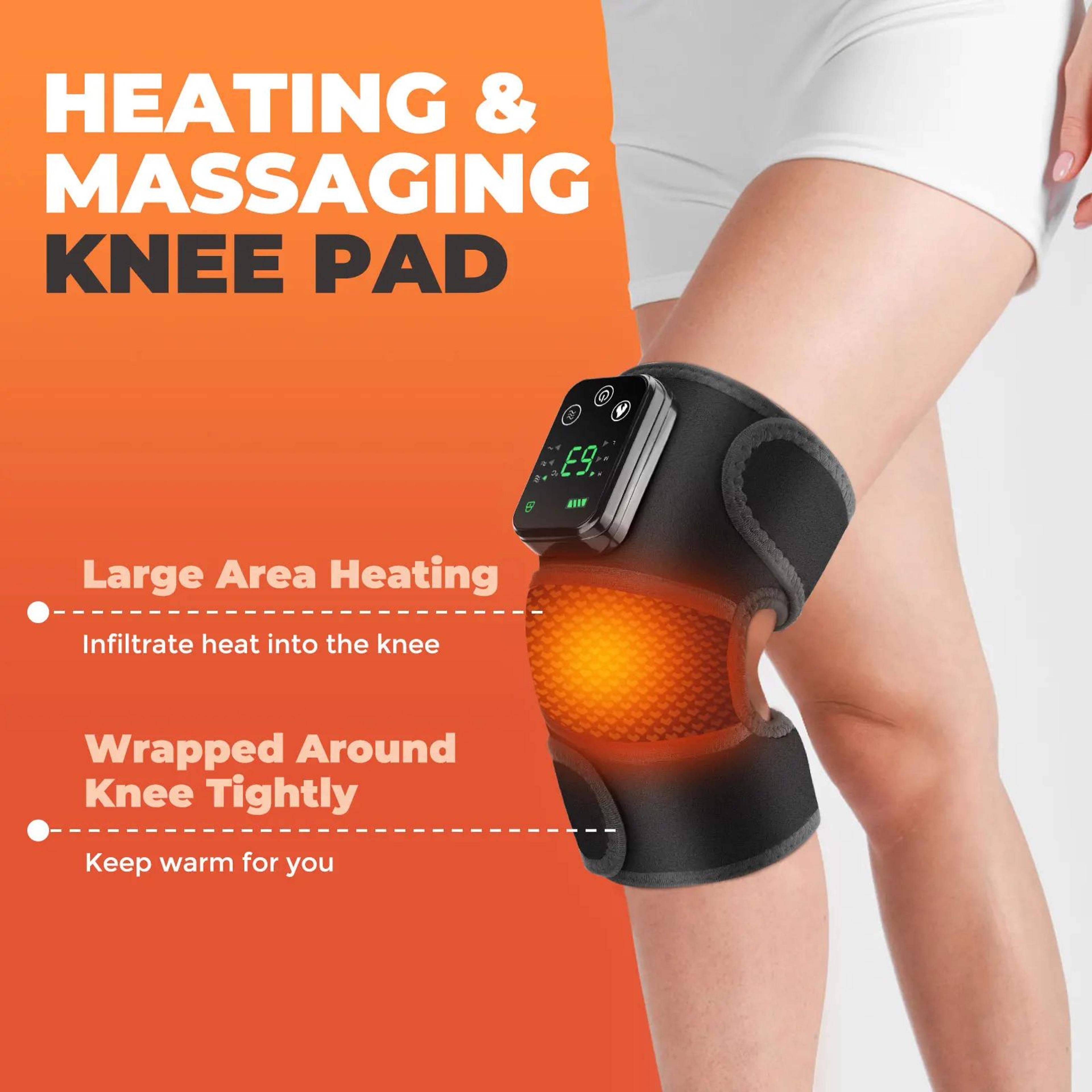 Premium 3in1 Heated Knee Massager  Vibration Therapy Joint Relief Wrap 4