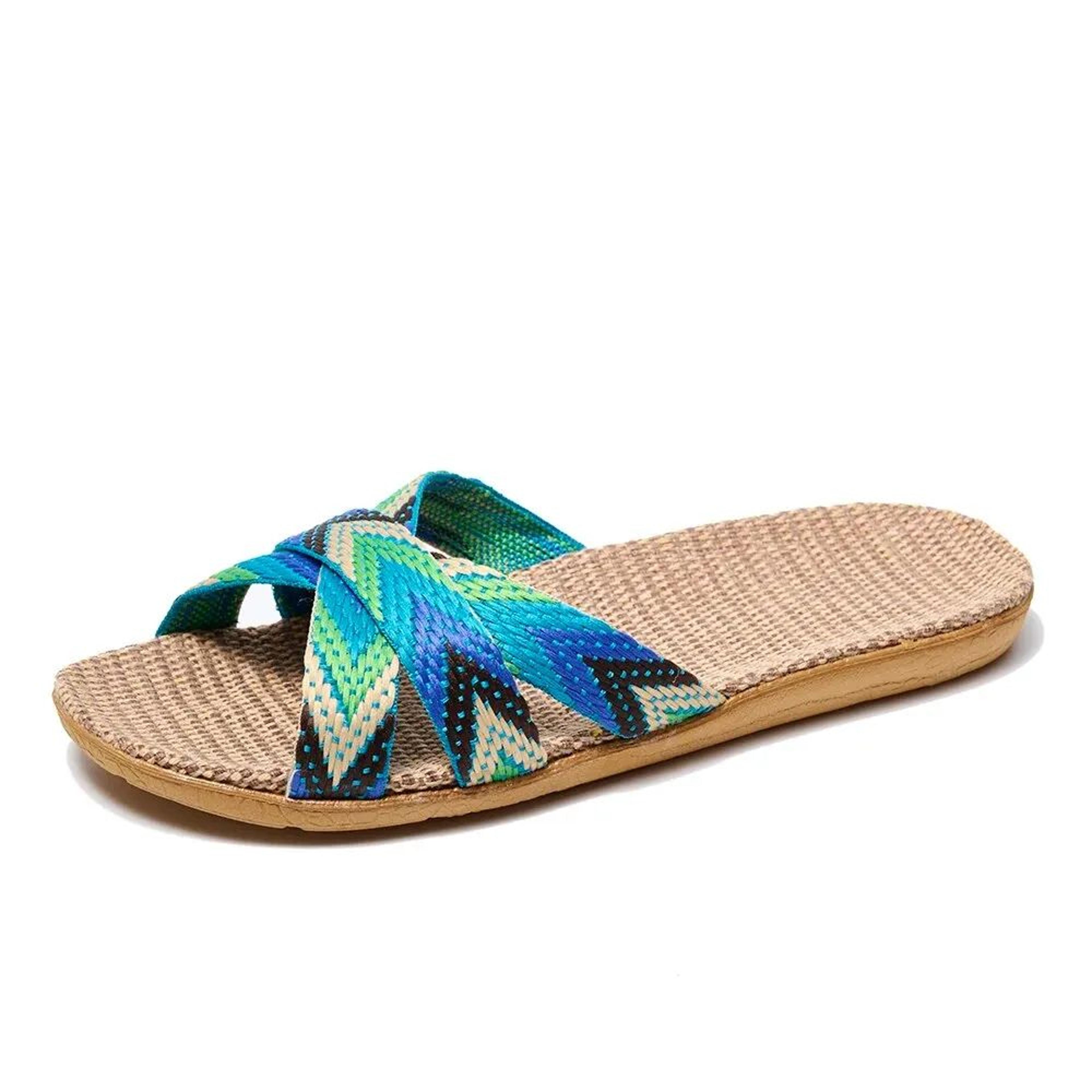 Premium Breathable Linen Indoor Slippers  UltraLight Home Comfort For Women  Couples 8