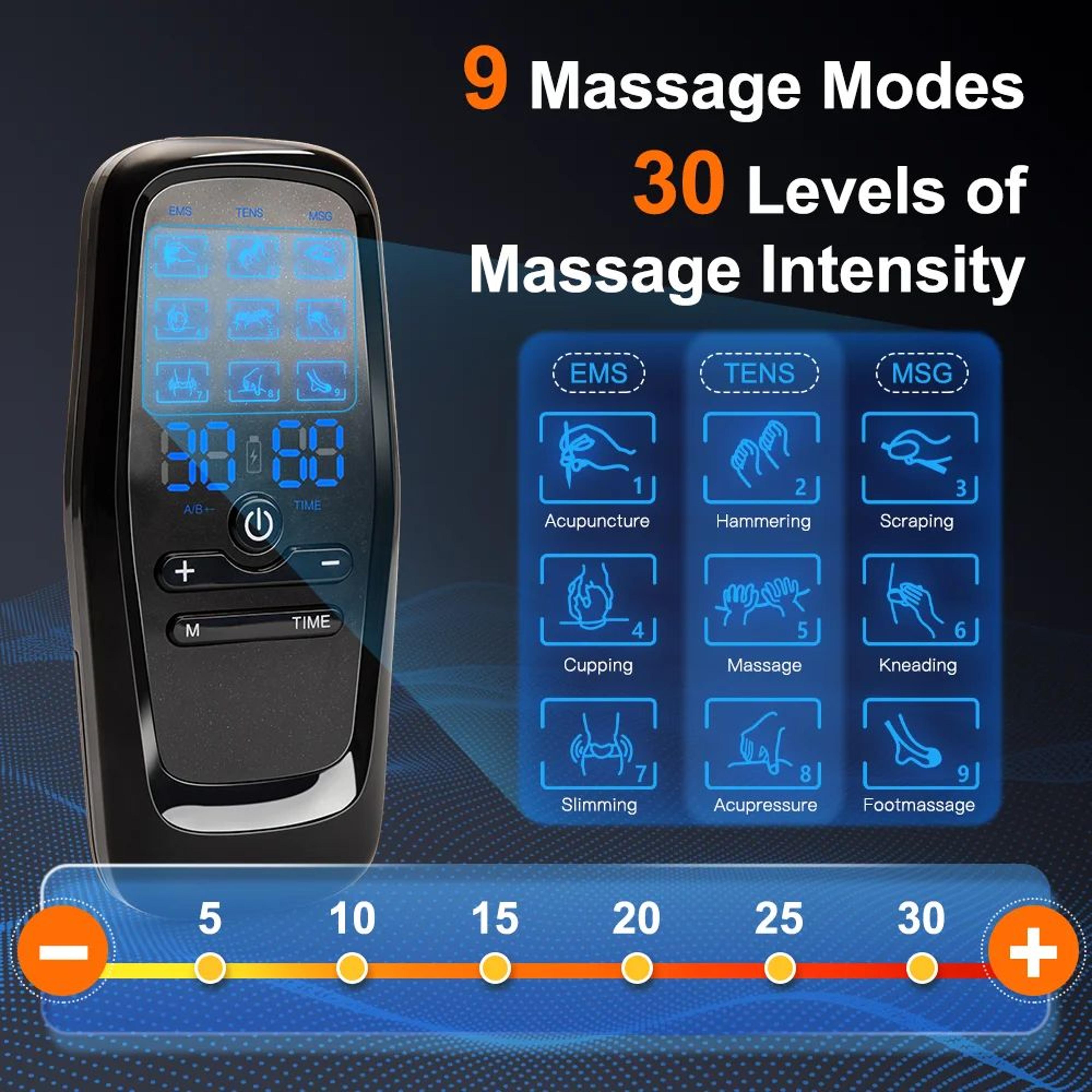 DualMode TENS Unit And EMS Muscle Stimulator For Pain Relief And Muscle Recovery 3