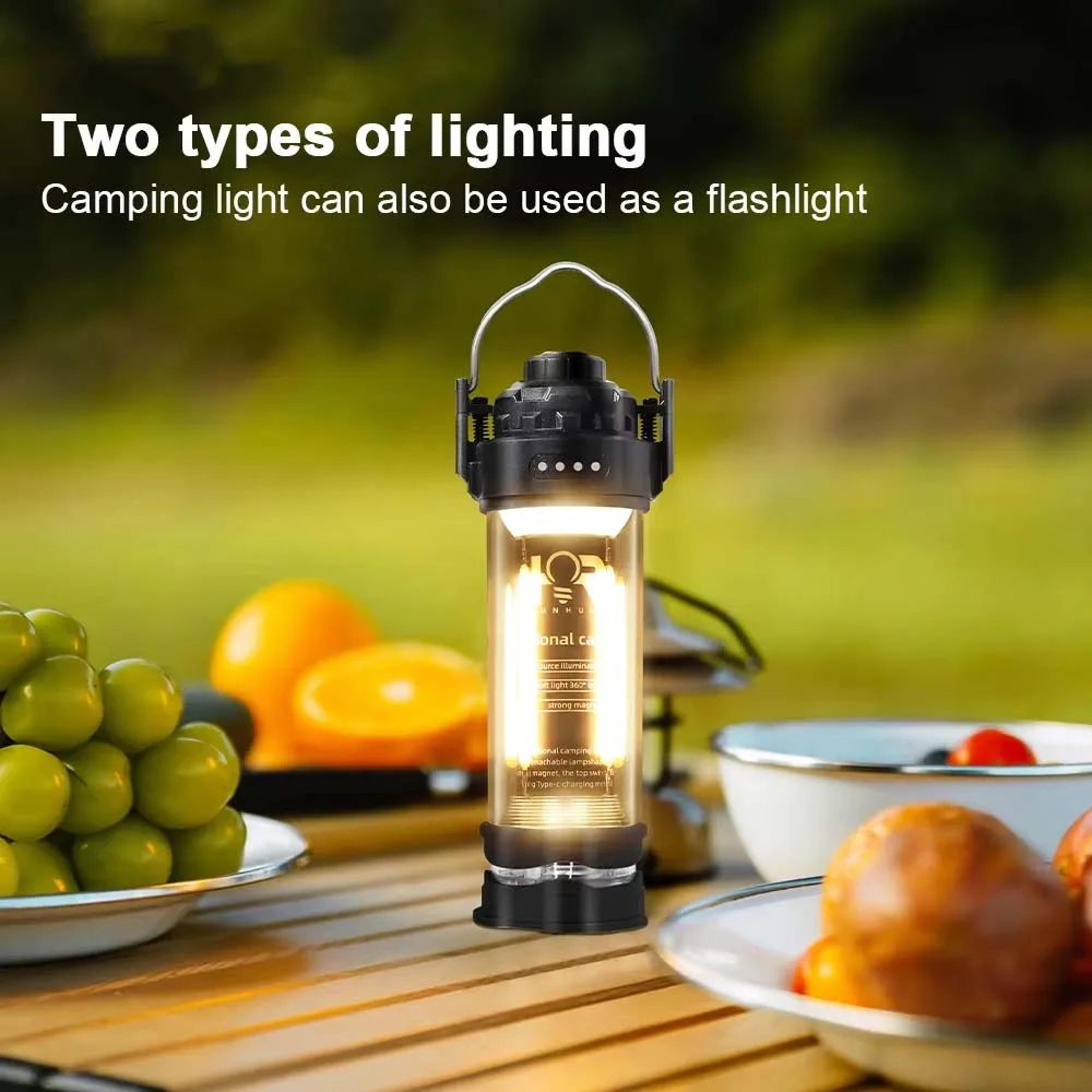 DOTWISE Retro LED Camping Lantern With 3000mAh Rechargeable Battery 3