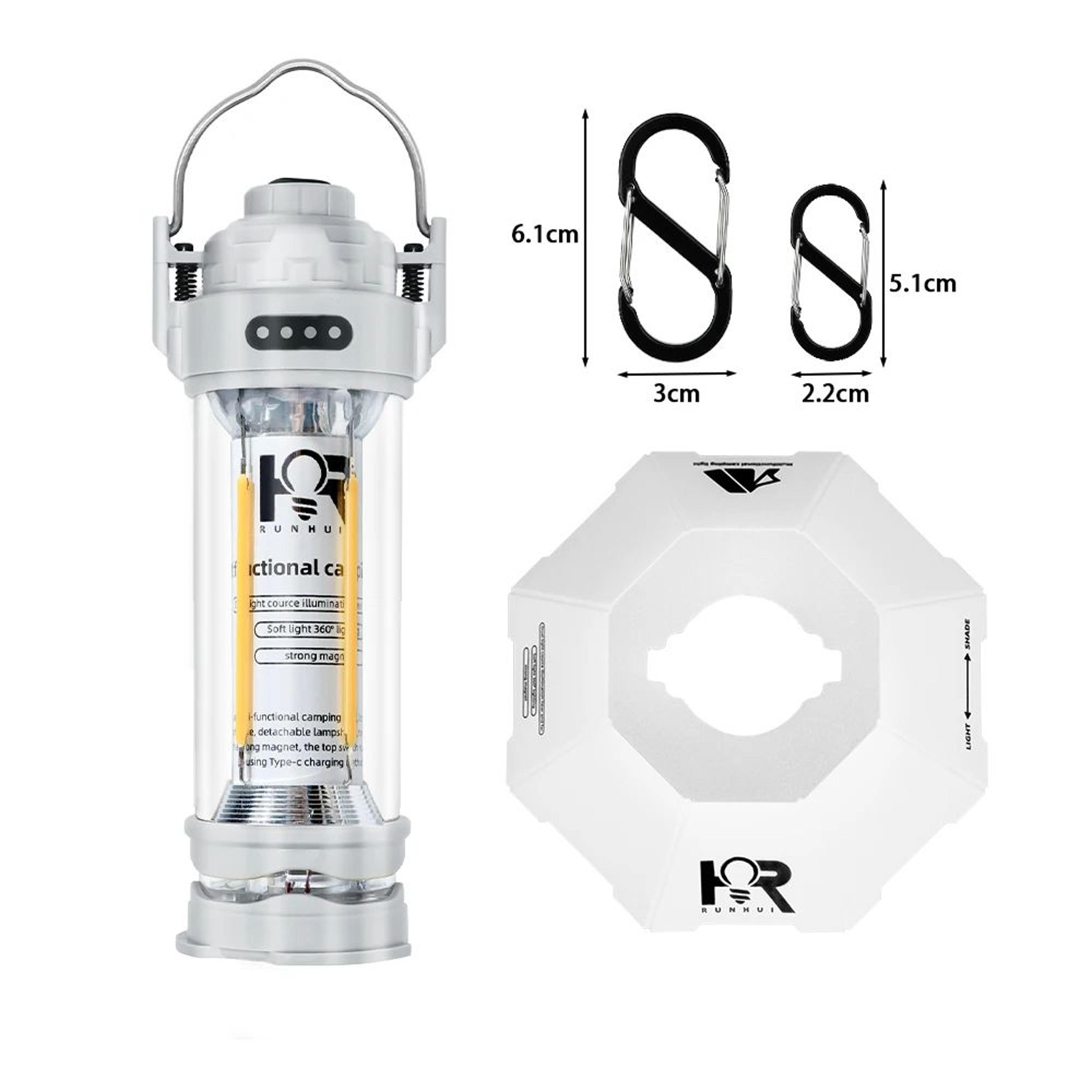 DOTWISE Retro LED Camping Lantern With 3000mAh Rechargeable Battery 11