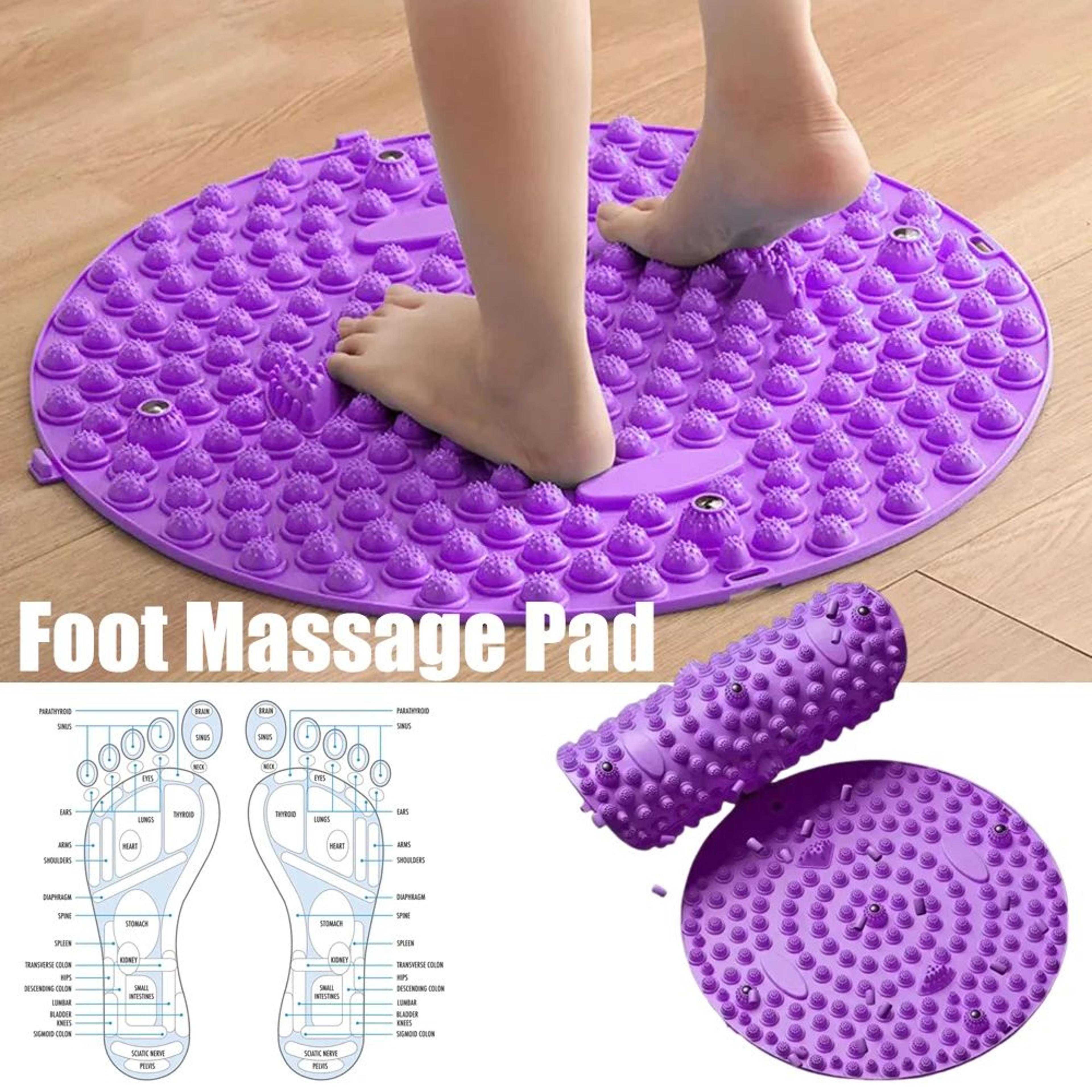 Foot Acupressure Mat PressurePoint Foot Massage Pad For Daily Relief  Balance 0