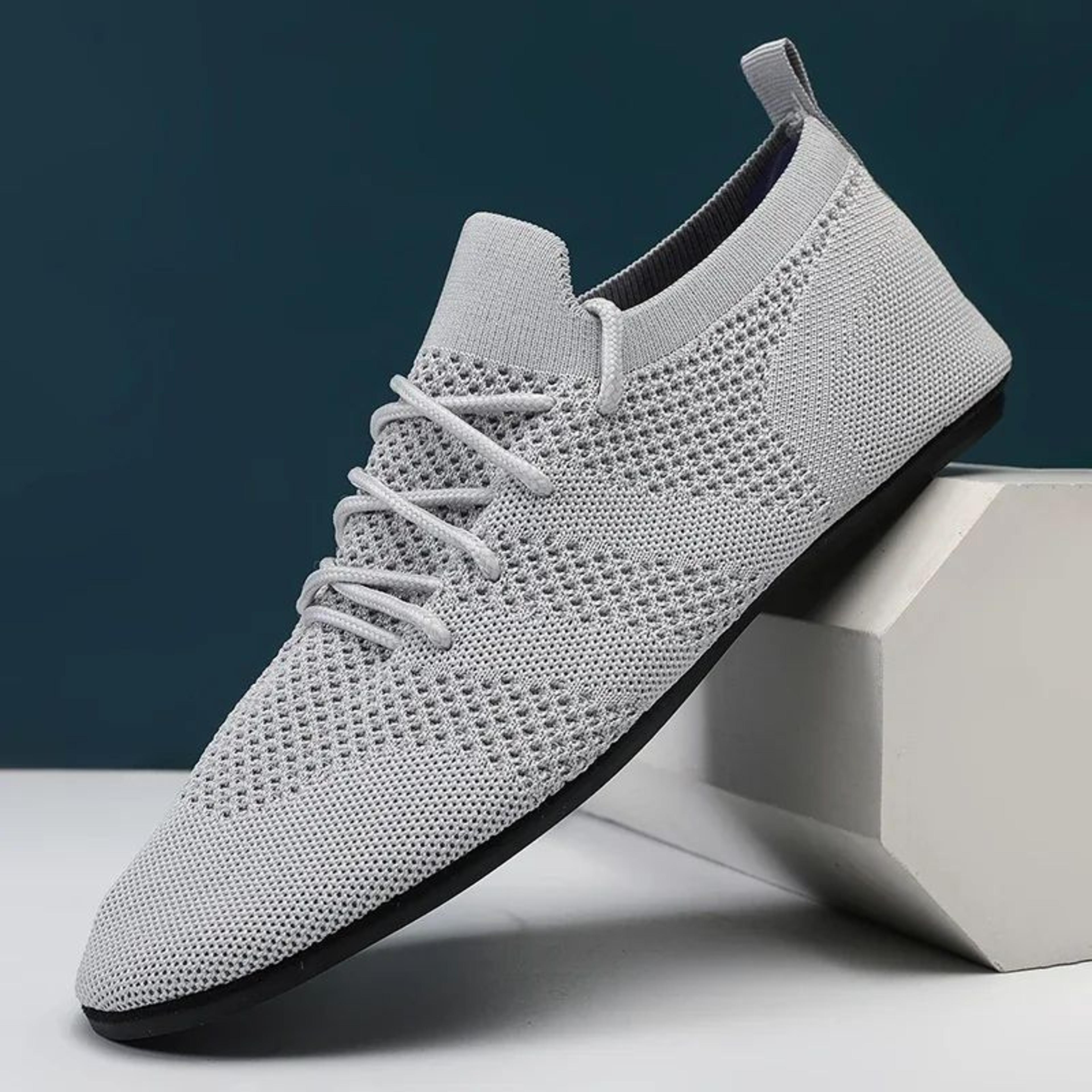 AirFlow Flex LaceUp Breathable Mesh Sneakers  Lightweight Vulcanized Walking  Driving Shoes 3647 2