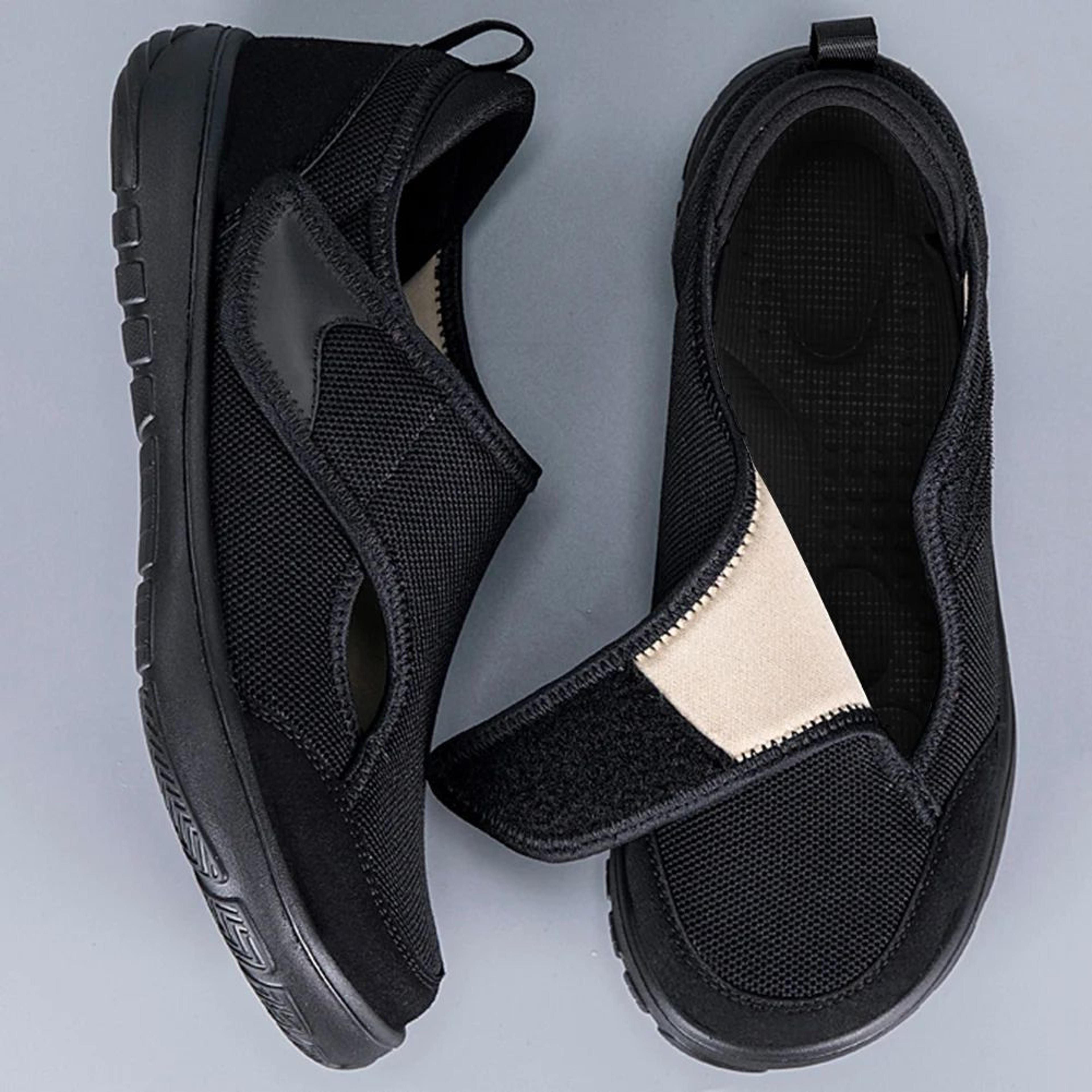 ComfortEase Diabetic Wide Walking Shoes With Adjustable Closure For Swollen Feet 6