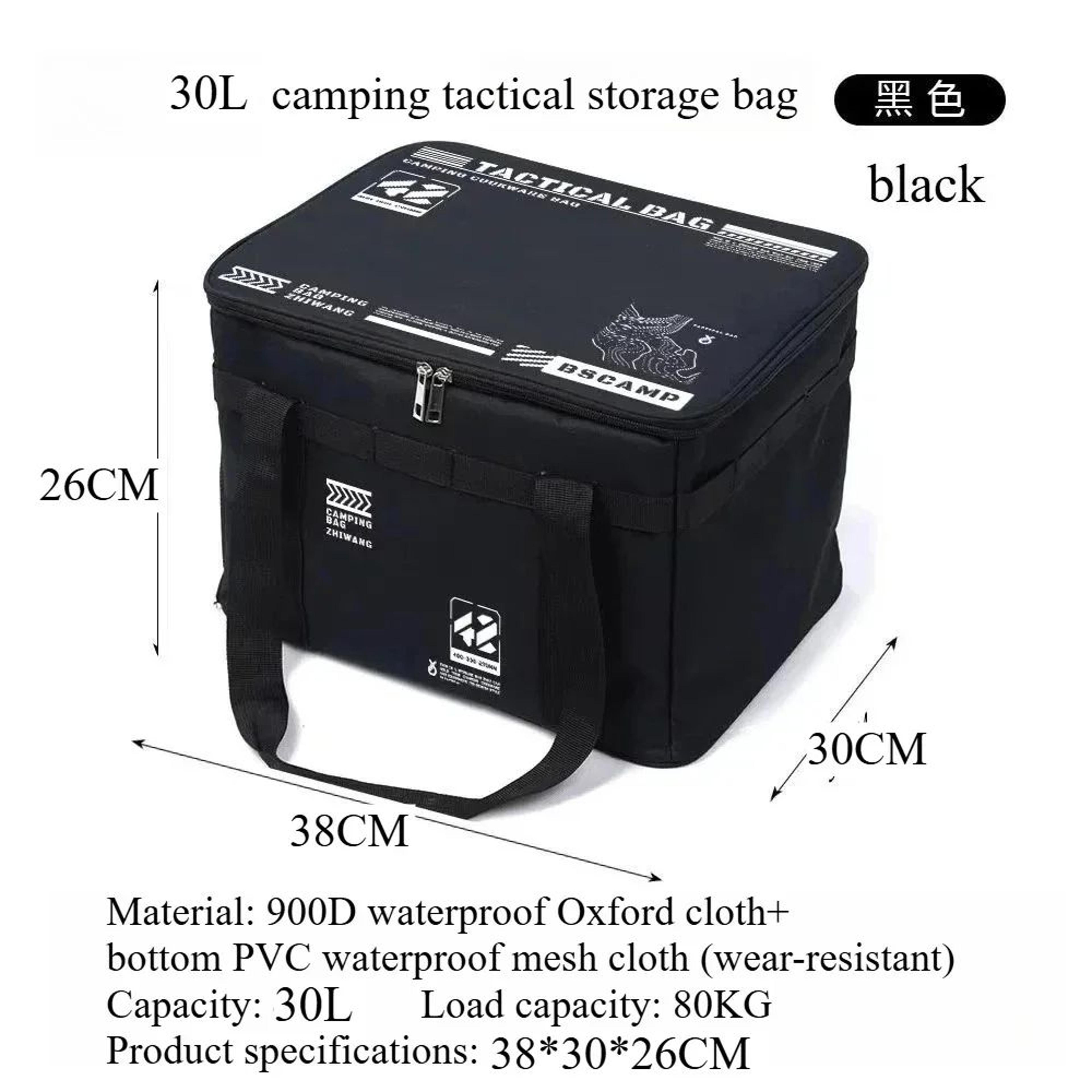 Large Capacity Folding Camping Storage Box  Waterproof Picnic  Outdoor Gear Organizer 10