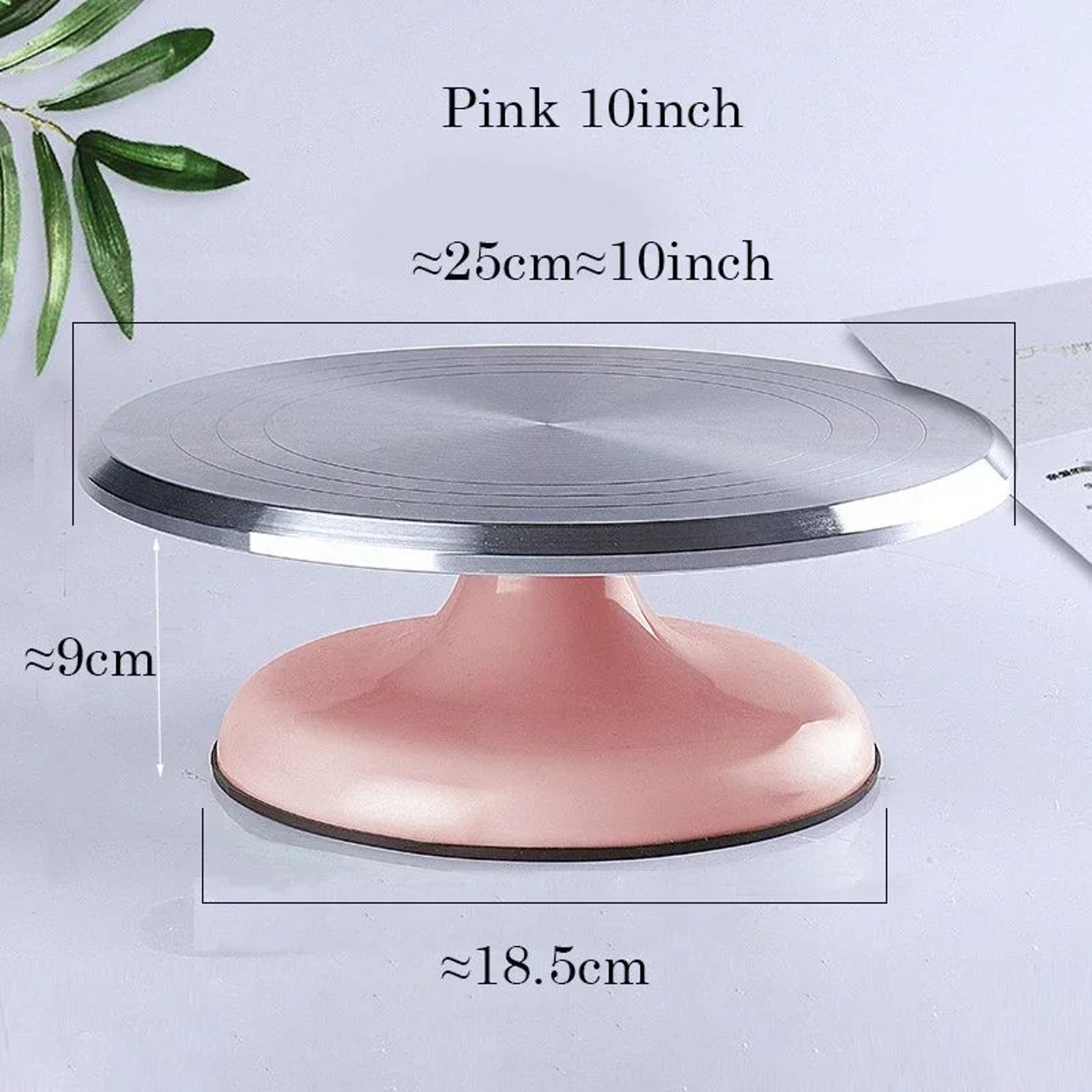 Premium 10 Aluminum Baking Turntable  Smooth Rotating Cake Decorating Stand 1
