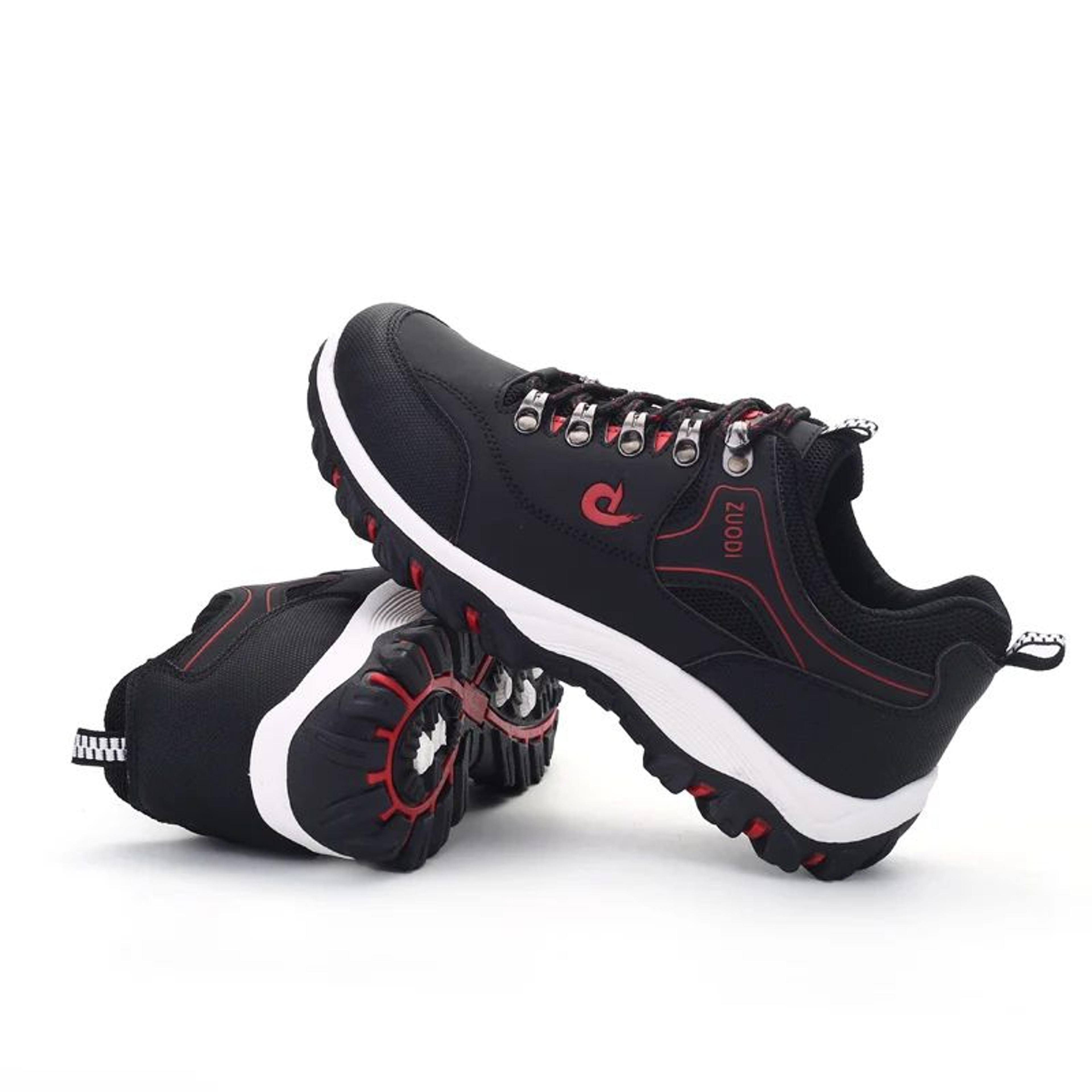 UrbanFlex Mens Leather Sneakers  Lightweight LaceUp Casual Walking Shoes 3