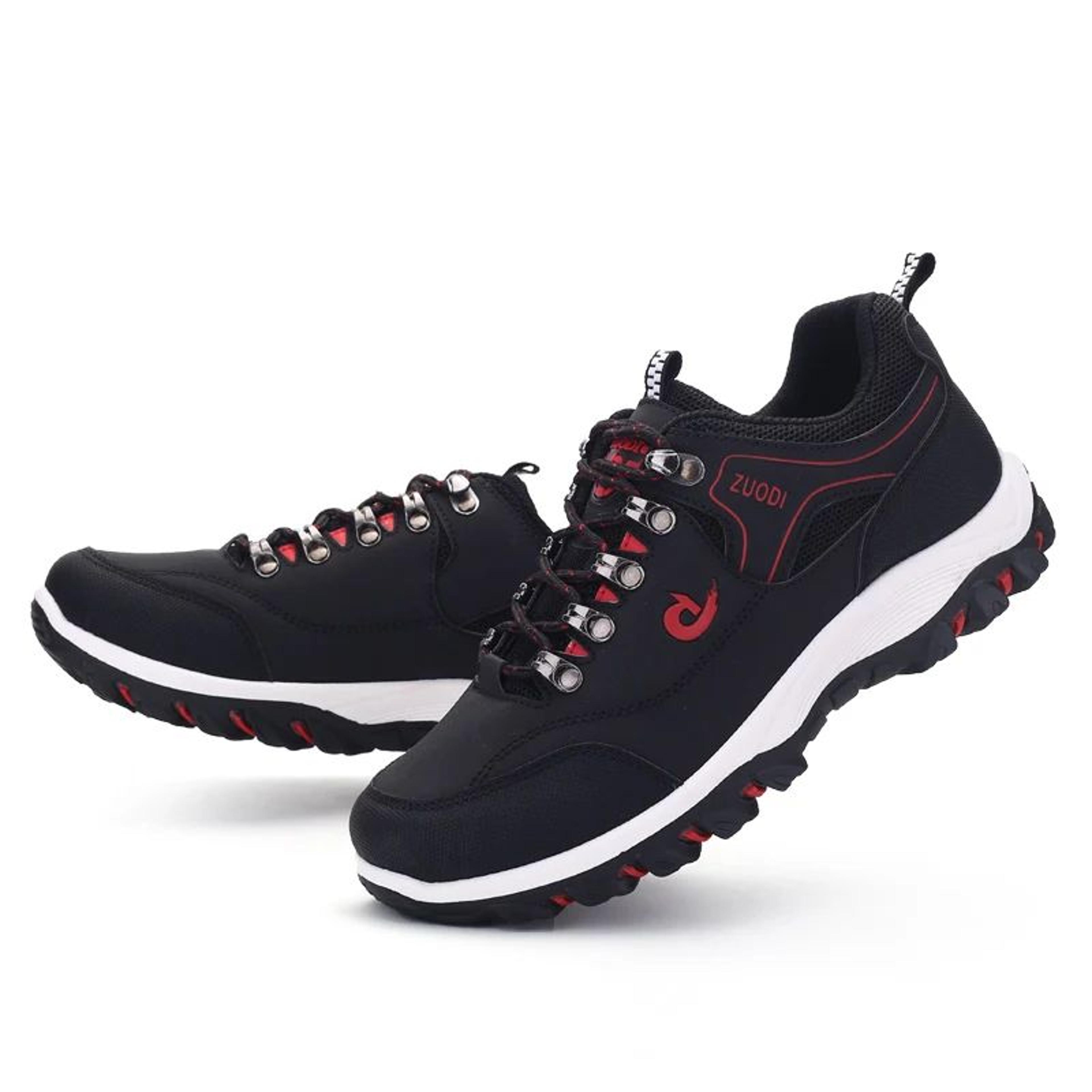 UrbanFlex Mens Leather Sneakers  Lightweight LaceUp Casual Walking Shoes 5