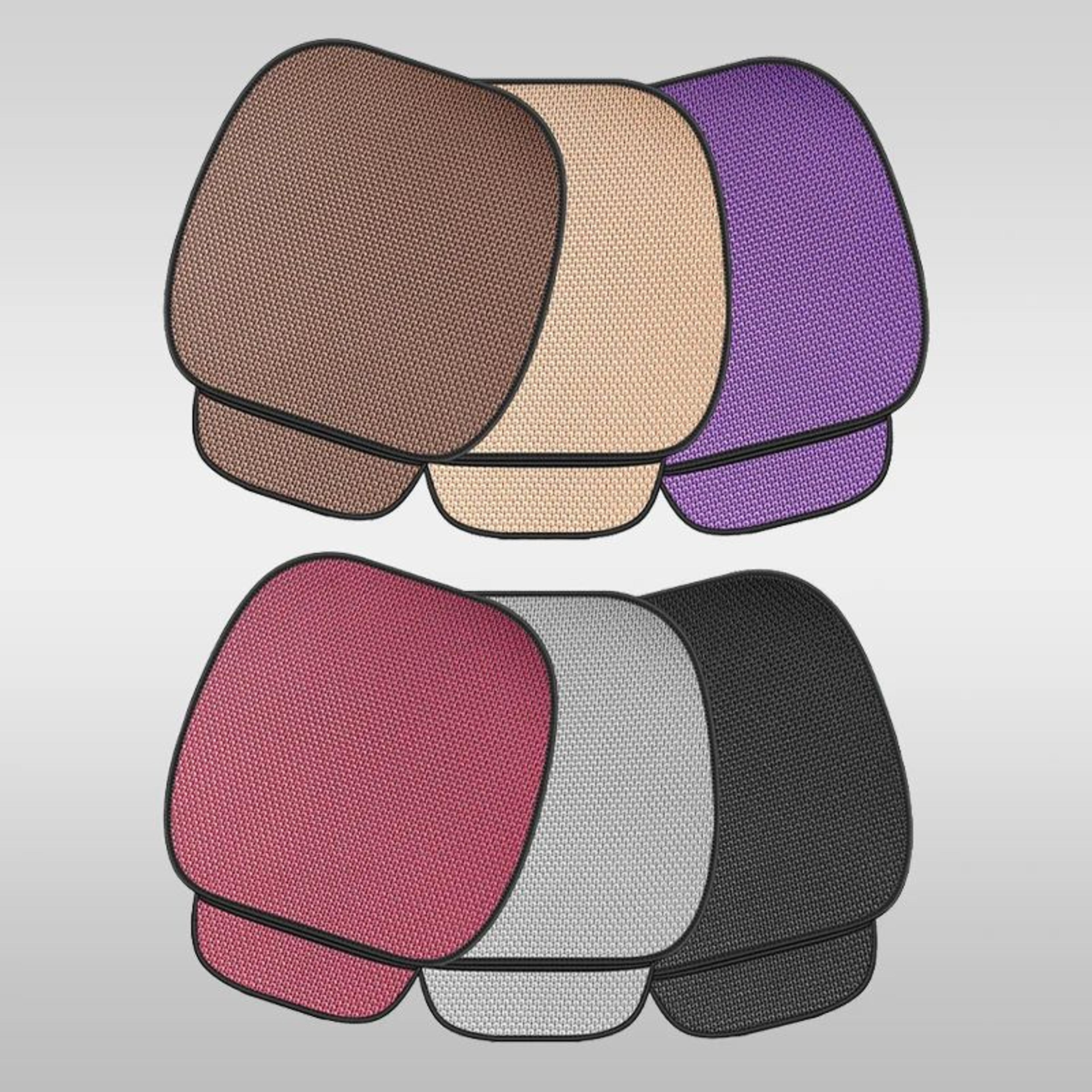 CoolRide Ice Silk Car Seat Cushion Cover  Breathable NonSlip Universal Fit Comfort Pad 4