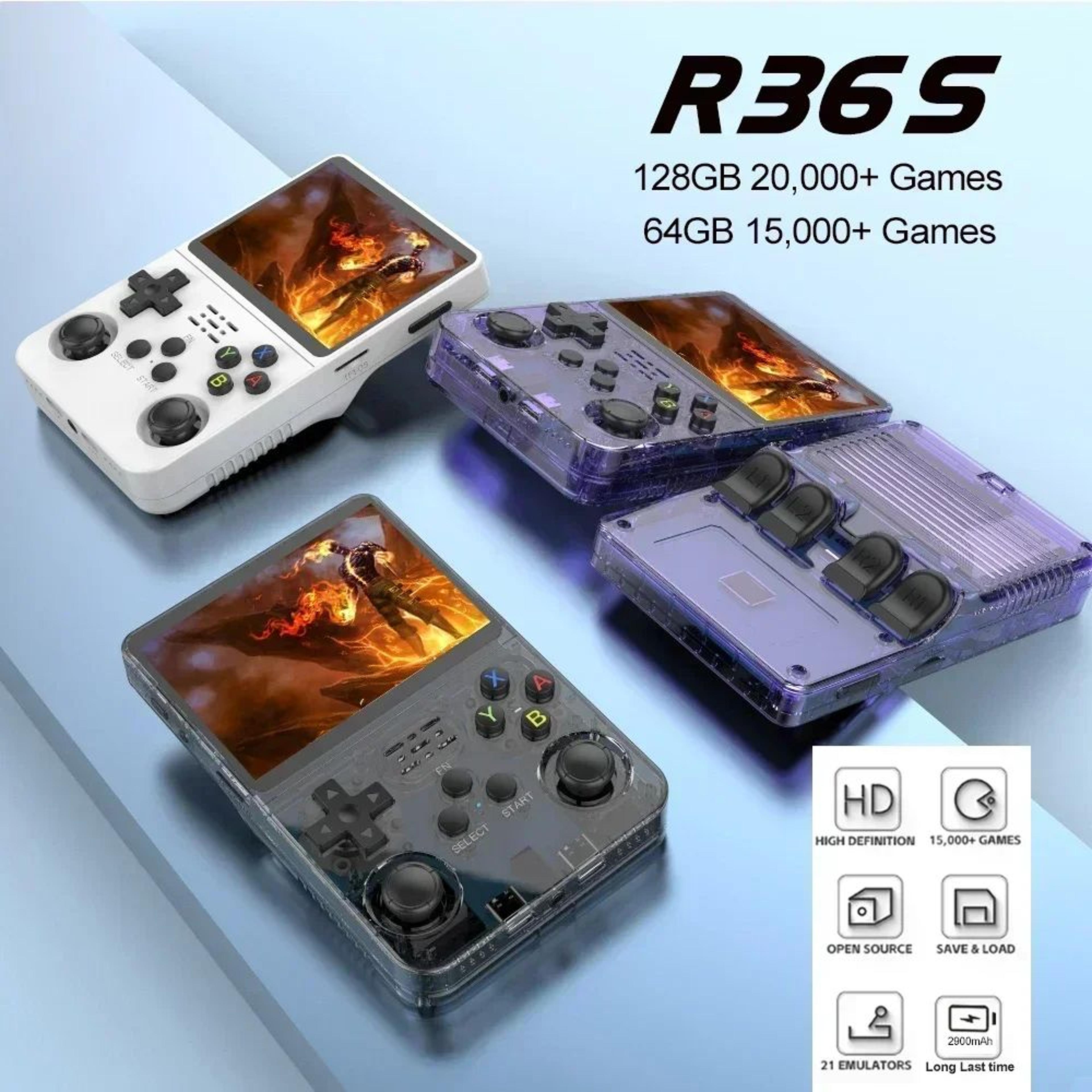 Ultimate RetroPlay R36S Handheld Gaming Console  35 IPS Portable Retro Game Player With Linux Syste