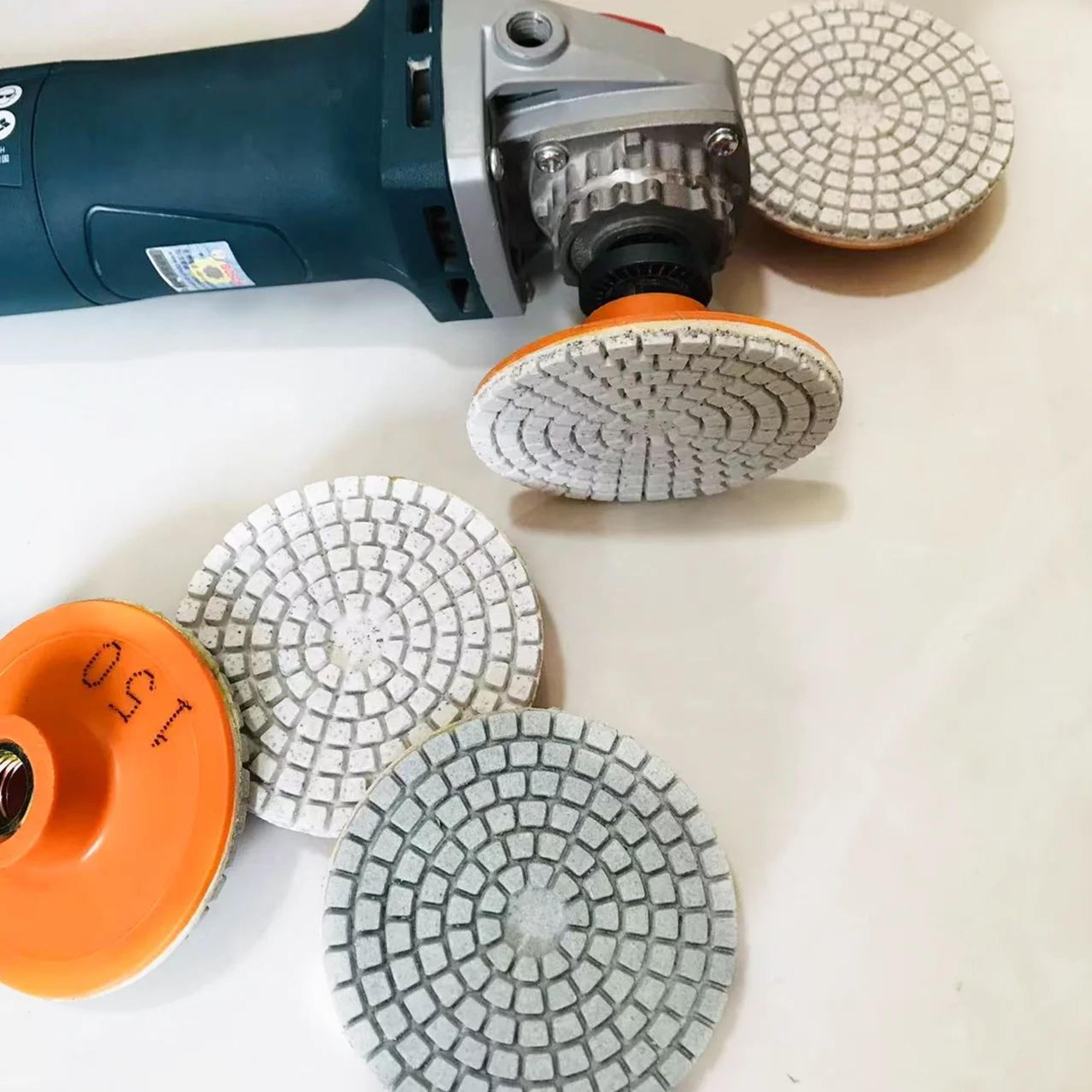 Premium 80mm M14 Angle Grinder Tile Trimming  Polishing Disc For Marble Porcelain  Granite Edges 4