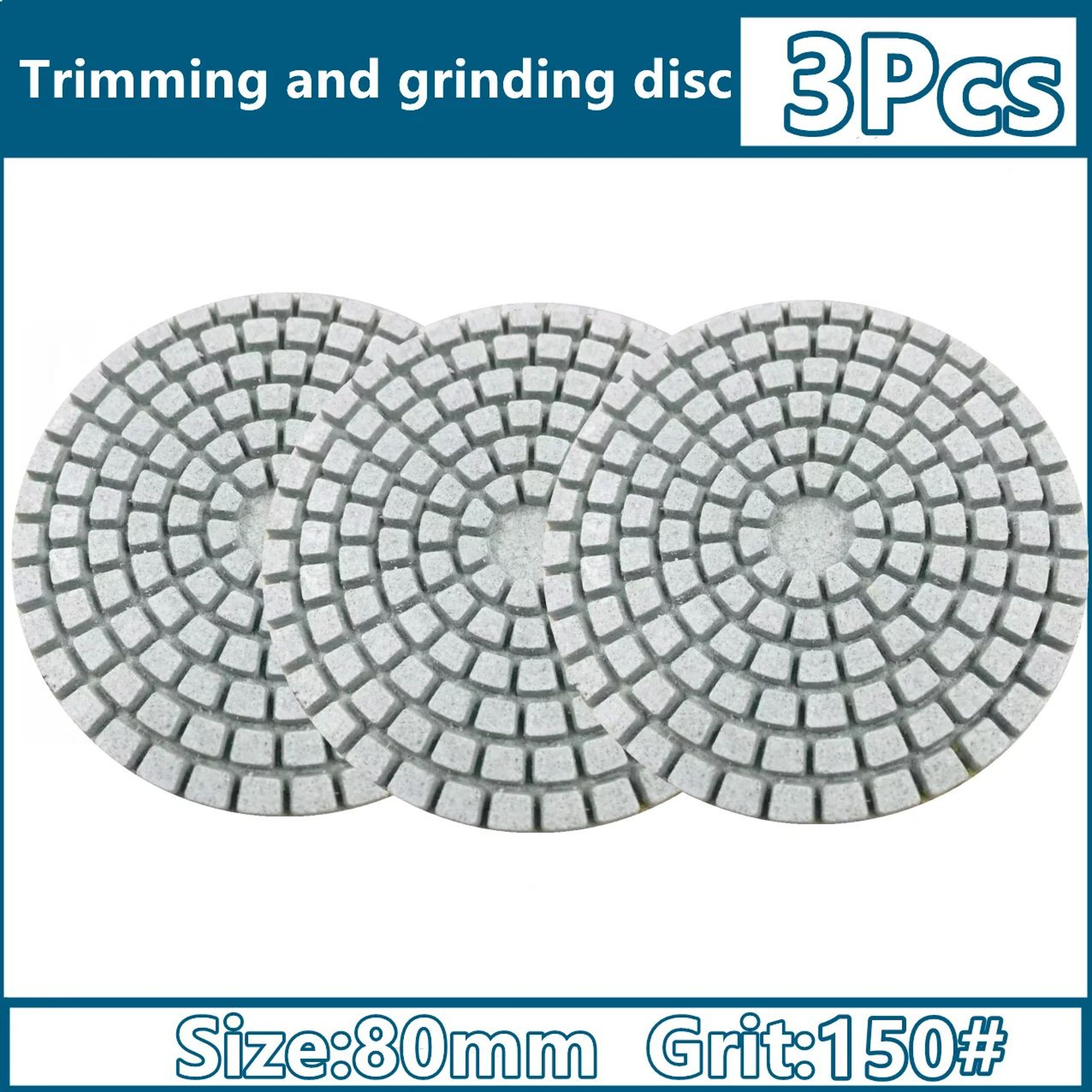 Premium 80mm M14 Angle Grinder Tile Trimming  Polishing Disc For Marble Porcelain  Granite Edges 13