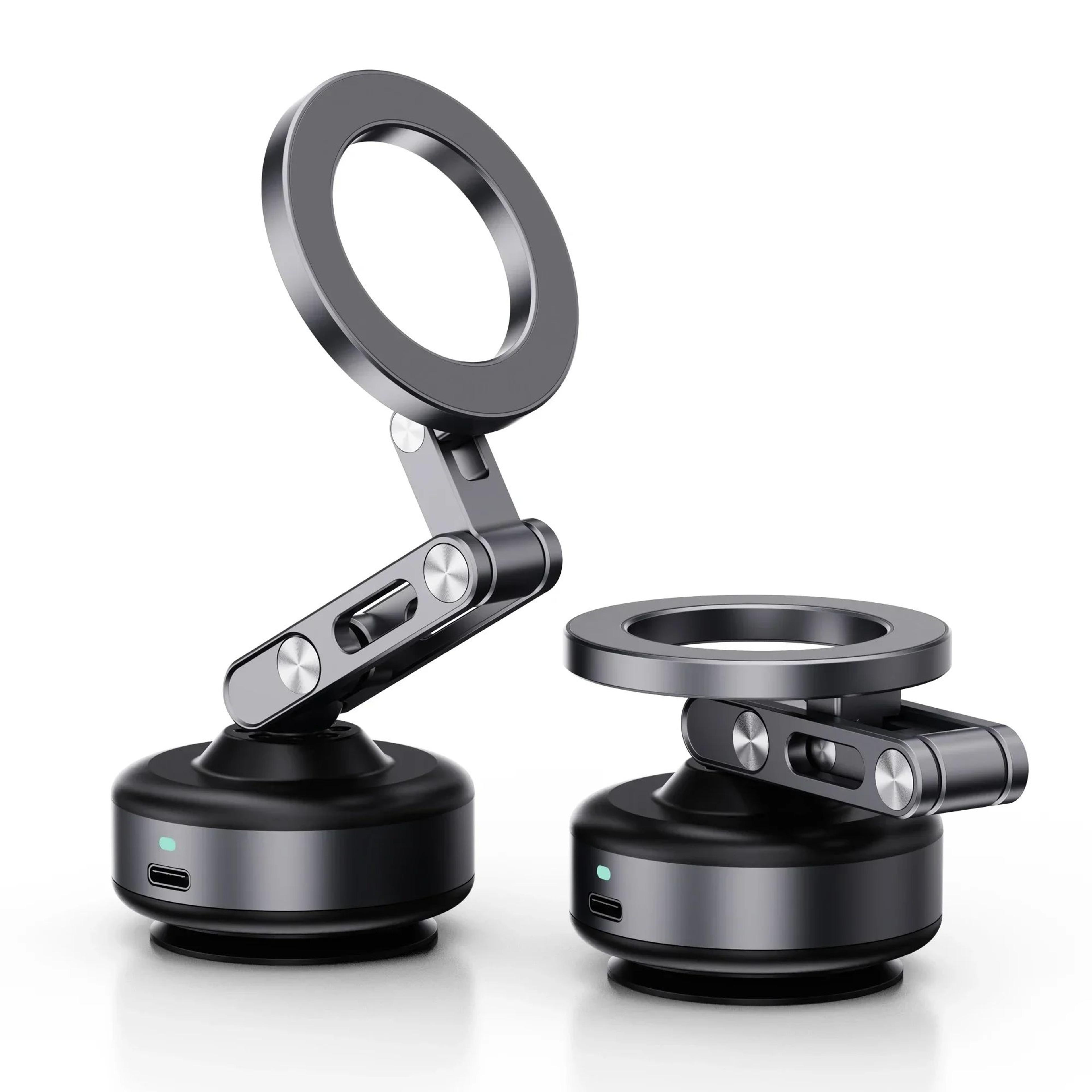 Universal 360 Magnetic Car Phone Mount With Vacuum Suction Grip 0