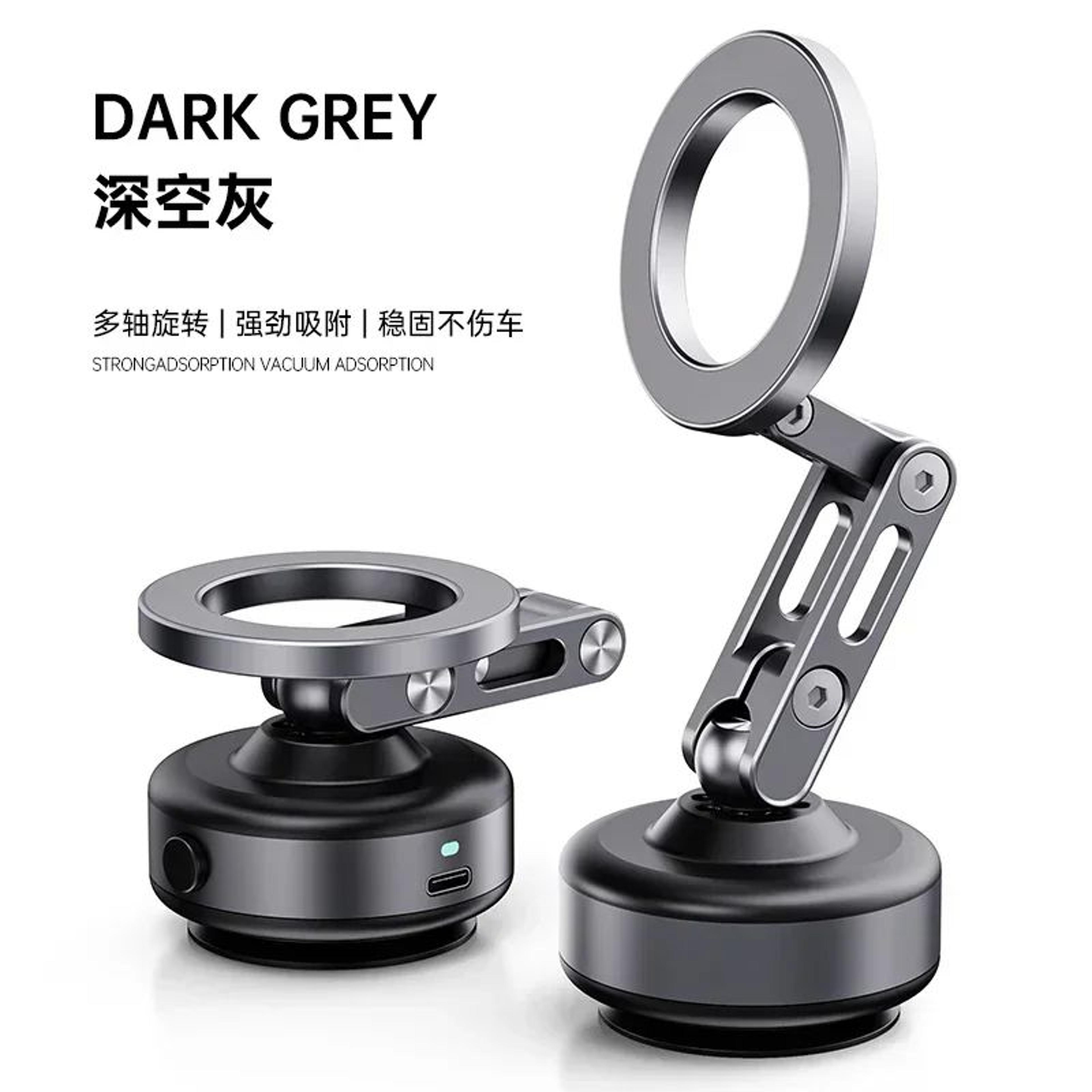 Universal 360 Magnetic Car Phone Mount With Vacuum Suction Grip 7