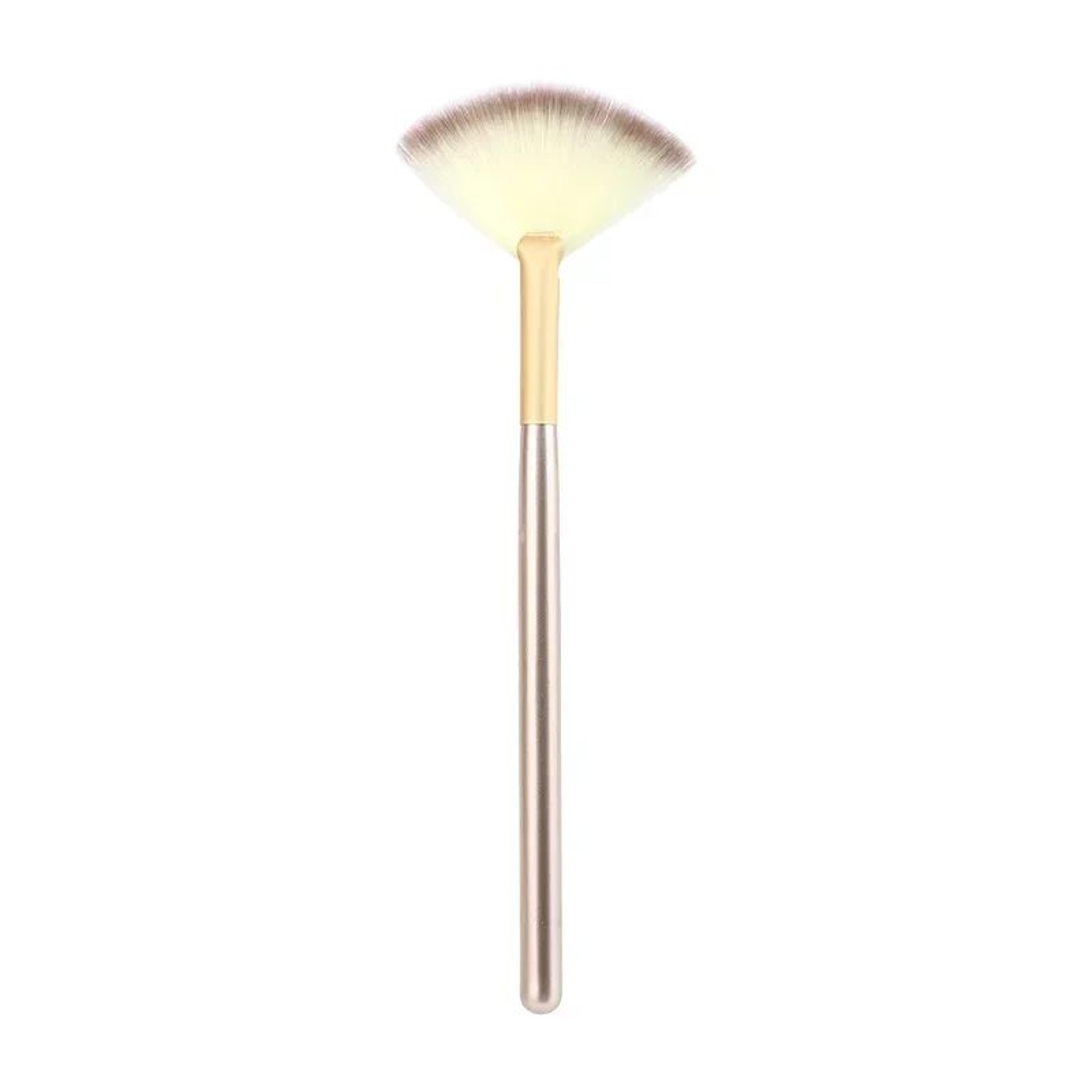 Premium 5Piece Facial Fan Brushes Set  Soft Fiber Makeup Brush Applicator With Wooden Handles For G 2