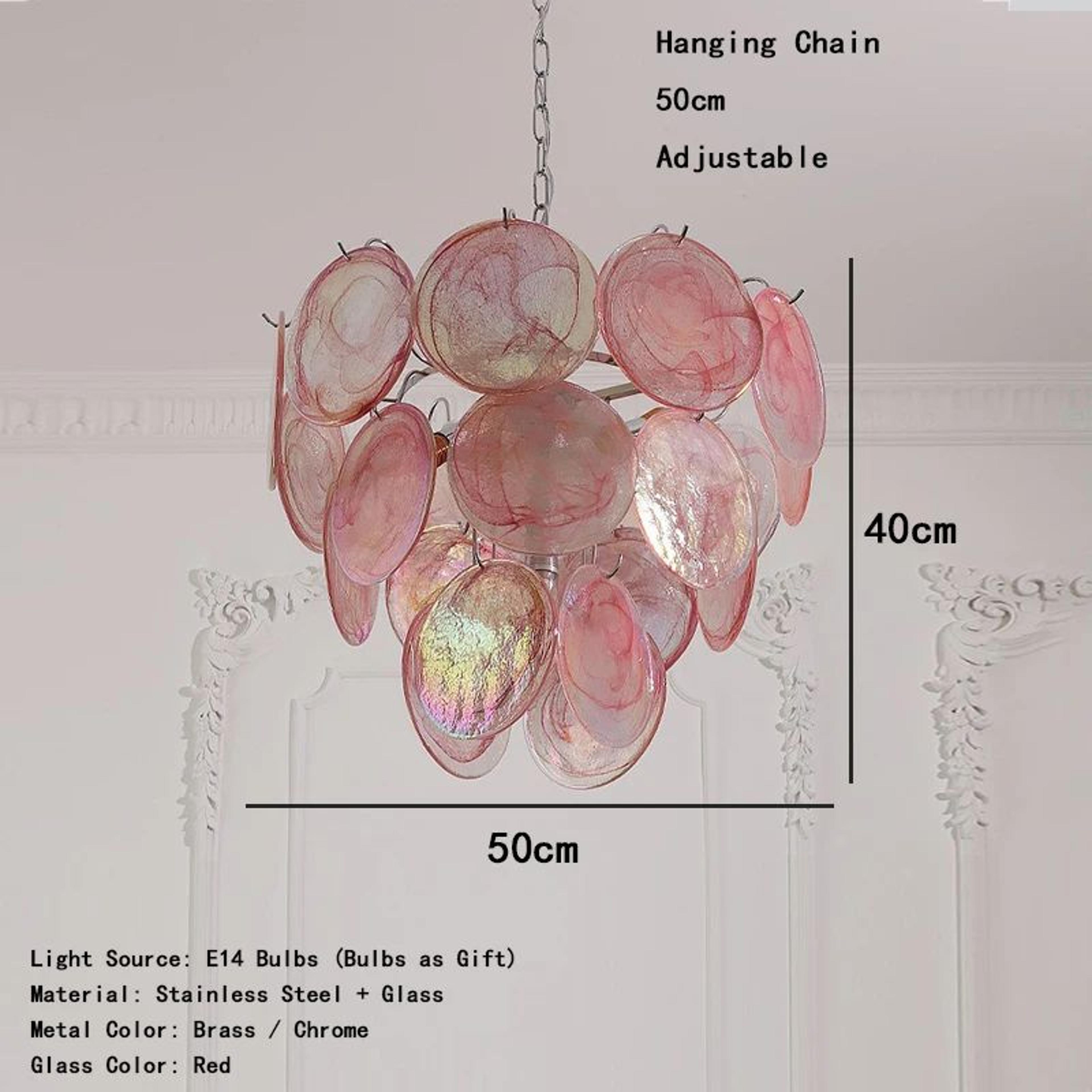 Italian Red Cloud Glass Pendant Lights  Designer Ceiling Lamp For Dining Room  Home Interior 8