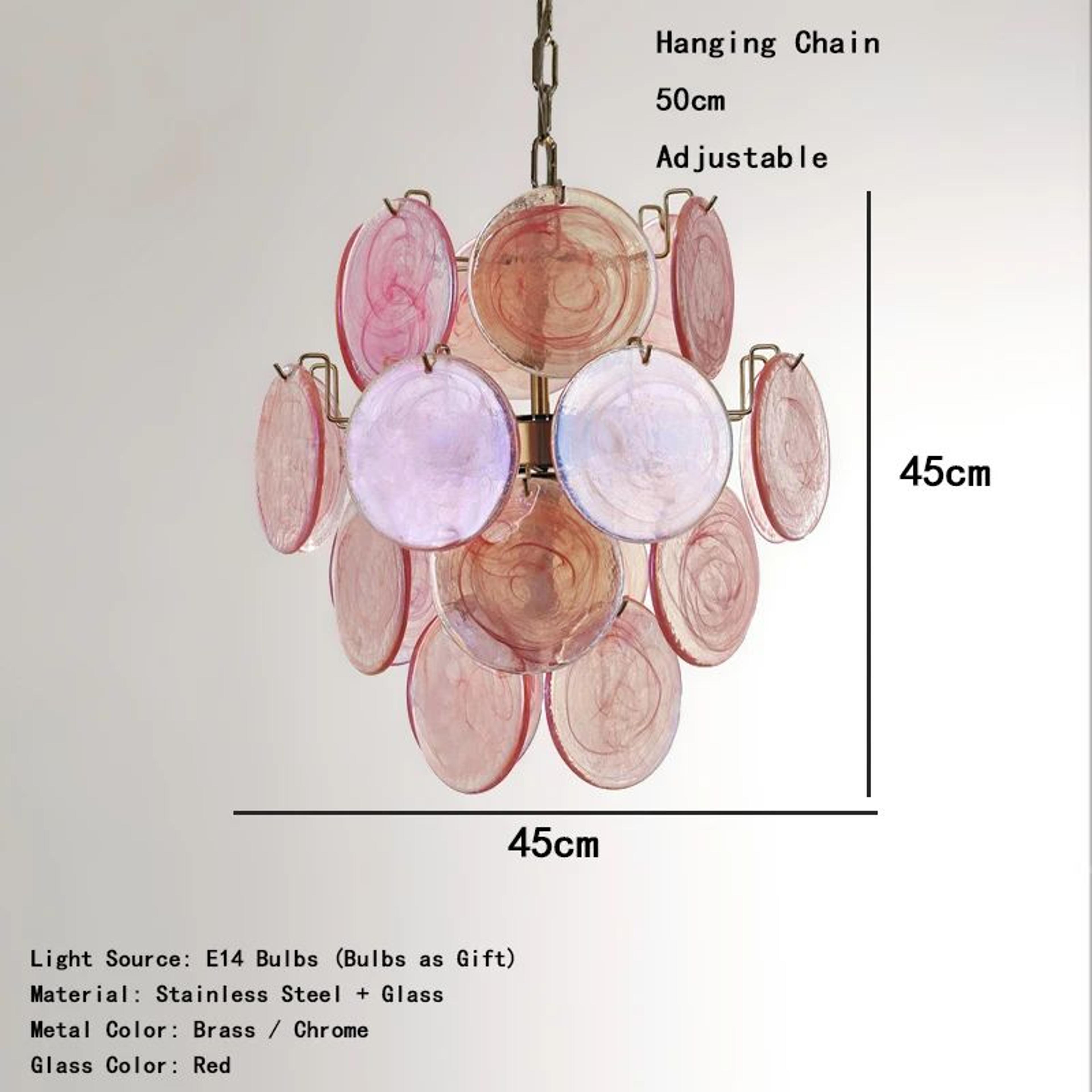 Italian Red Cloud Glass Pendant Lights  Designer Ceiling Lamp For Dining Room  Home Interior 11