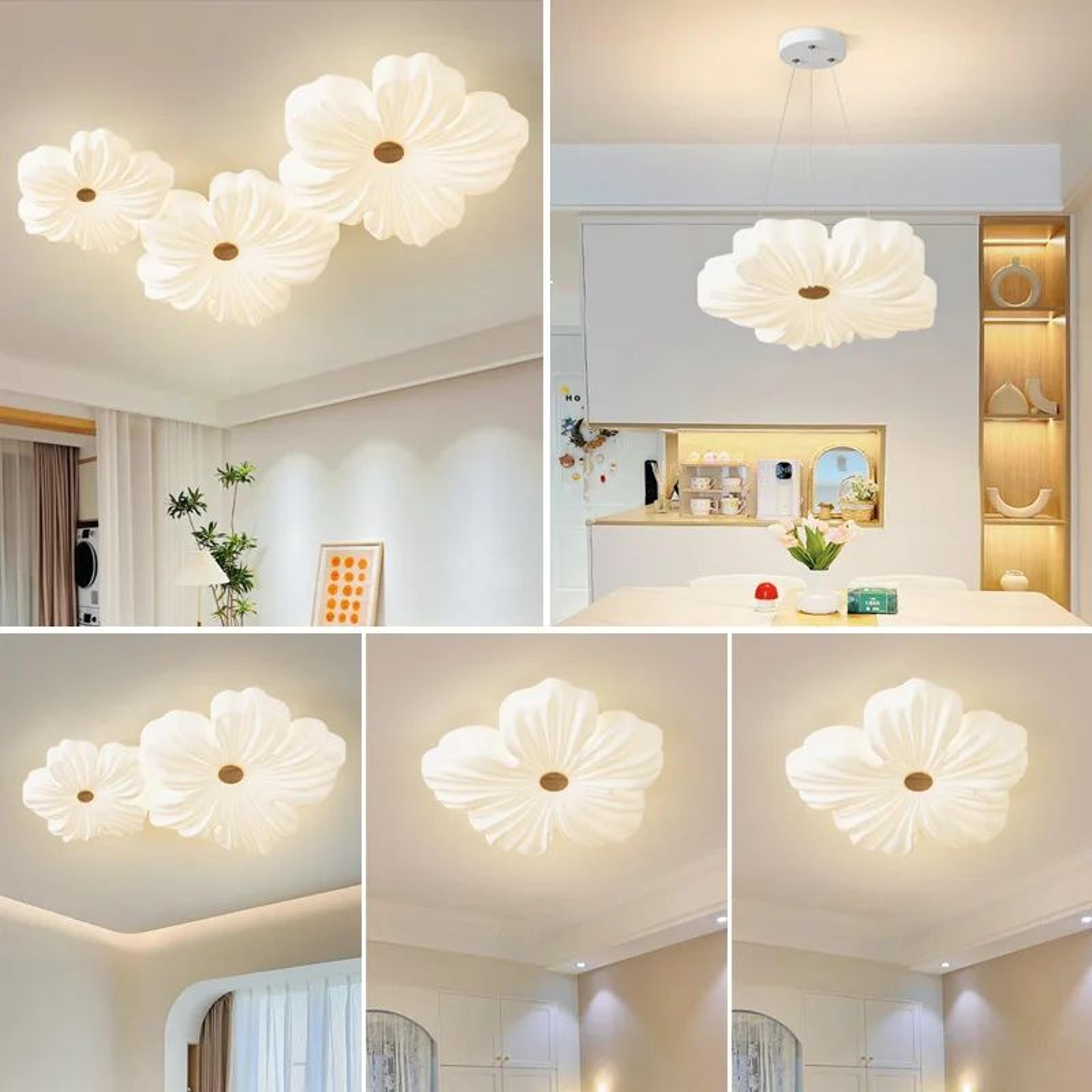 Nordic Blossom LED Ceiling Light  Modern LED Ceiling Light For Living Room  Bedroom 5