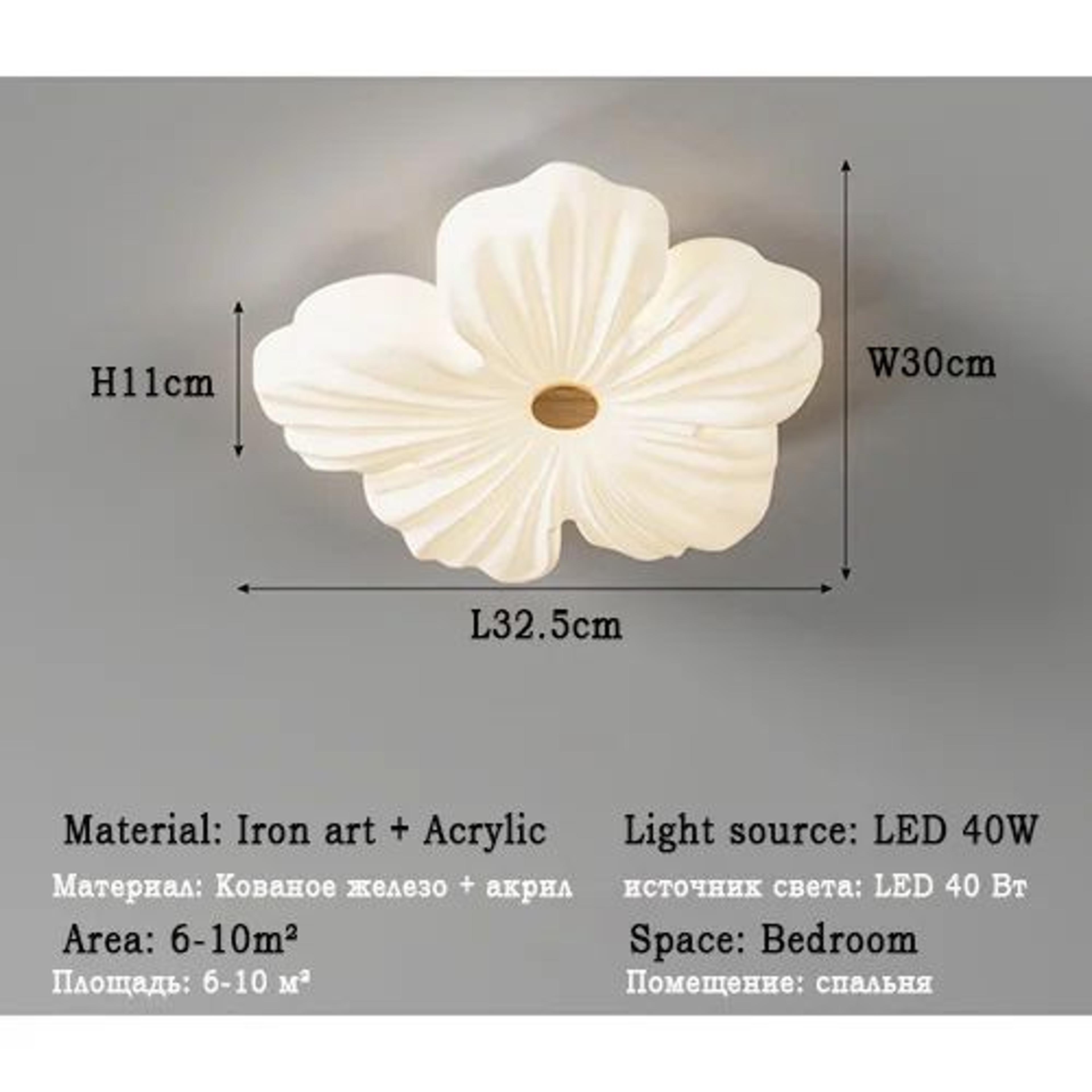Nordic Blossom LED Ceiling Light  Modern LED Ceiling Light For Living Room  Bedroom 6