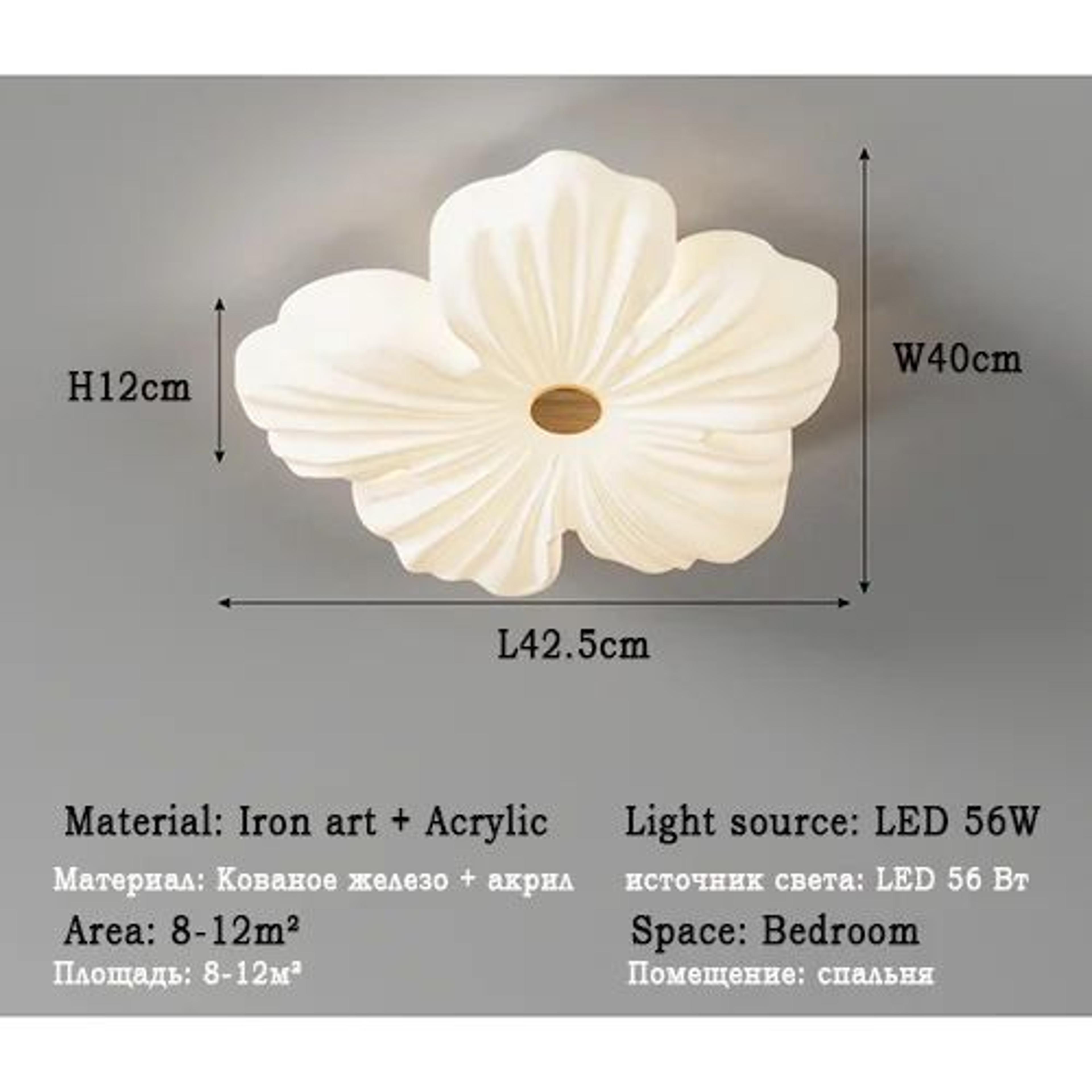 Nordic Blossom LED Ceiling Light  Modern LED Ceiling Light For Living Room  Bedroom 7