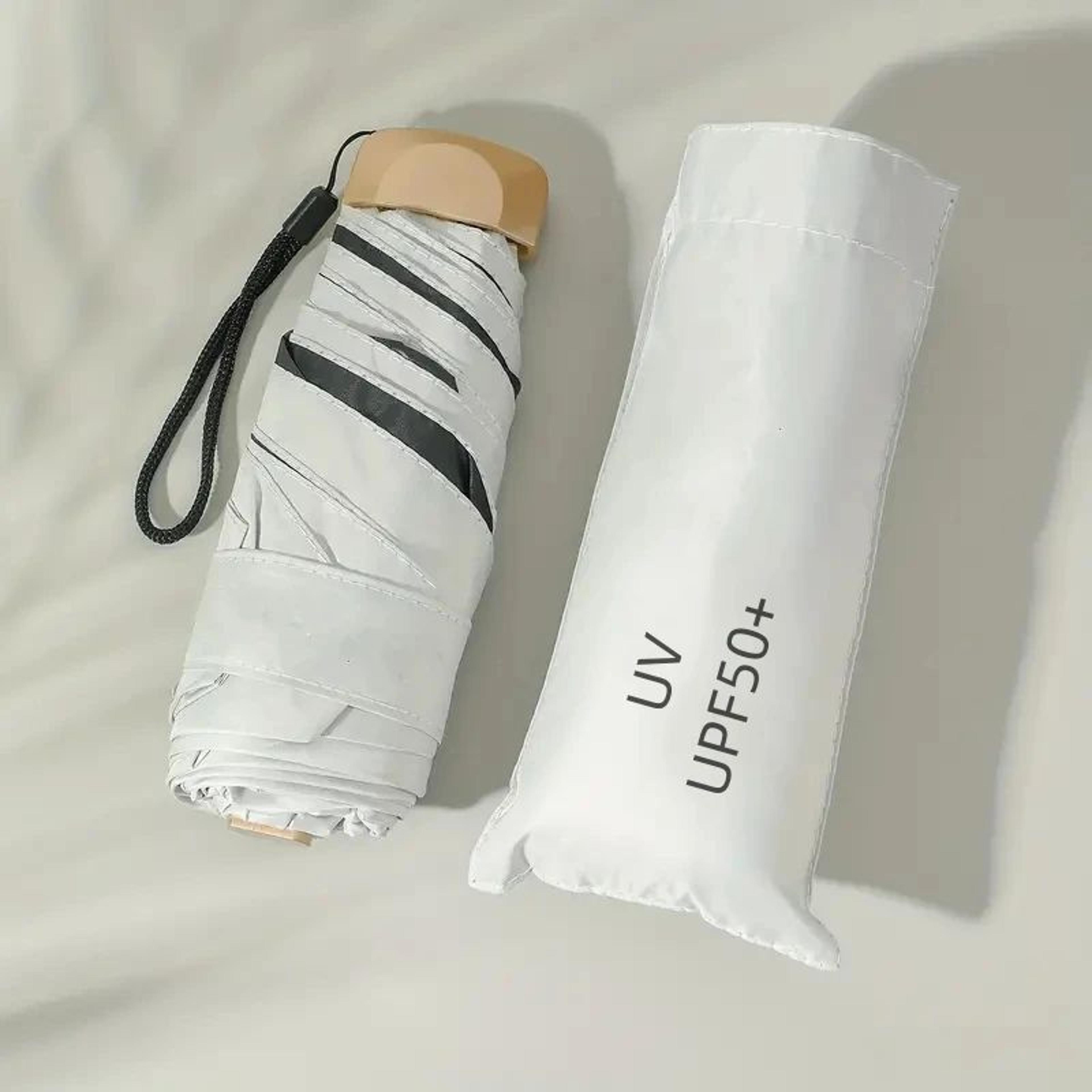 Compact Travel Shield Mini Umbrella  Portable Pocket Umbrella With UV Protection  Rain Defense 7