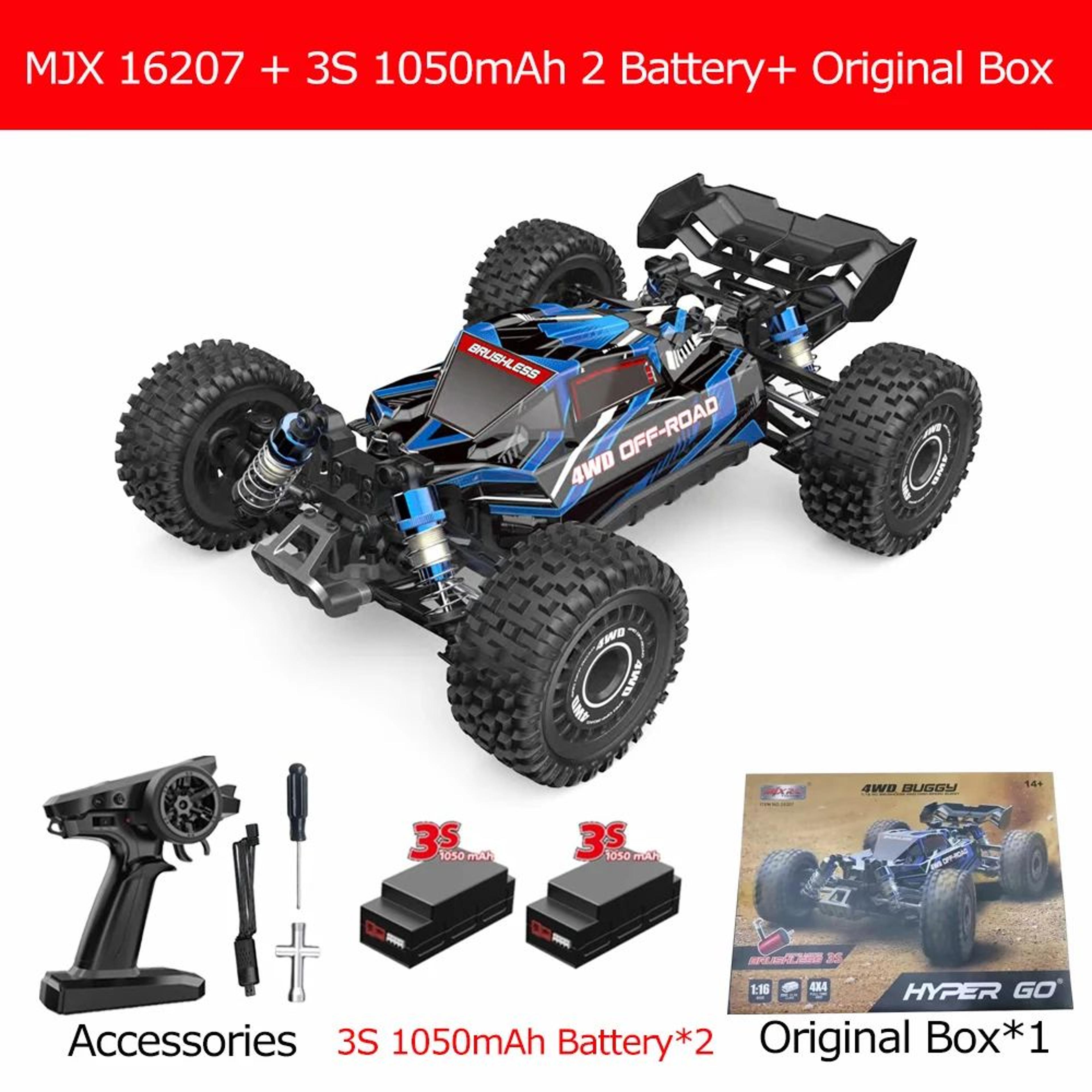 Hyper GO 116 Scale Brushless RC Car  HighSpeed 4WD OffRoad Racing Truck 6
