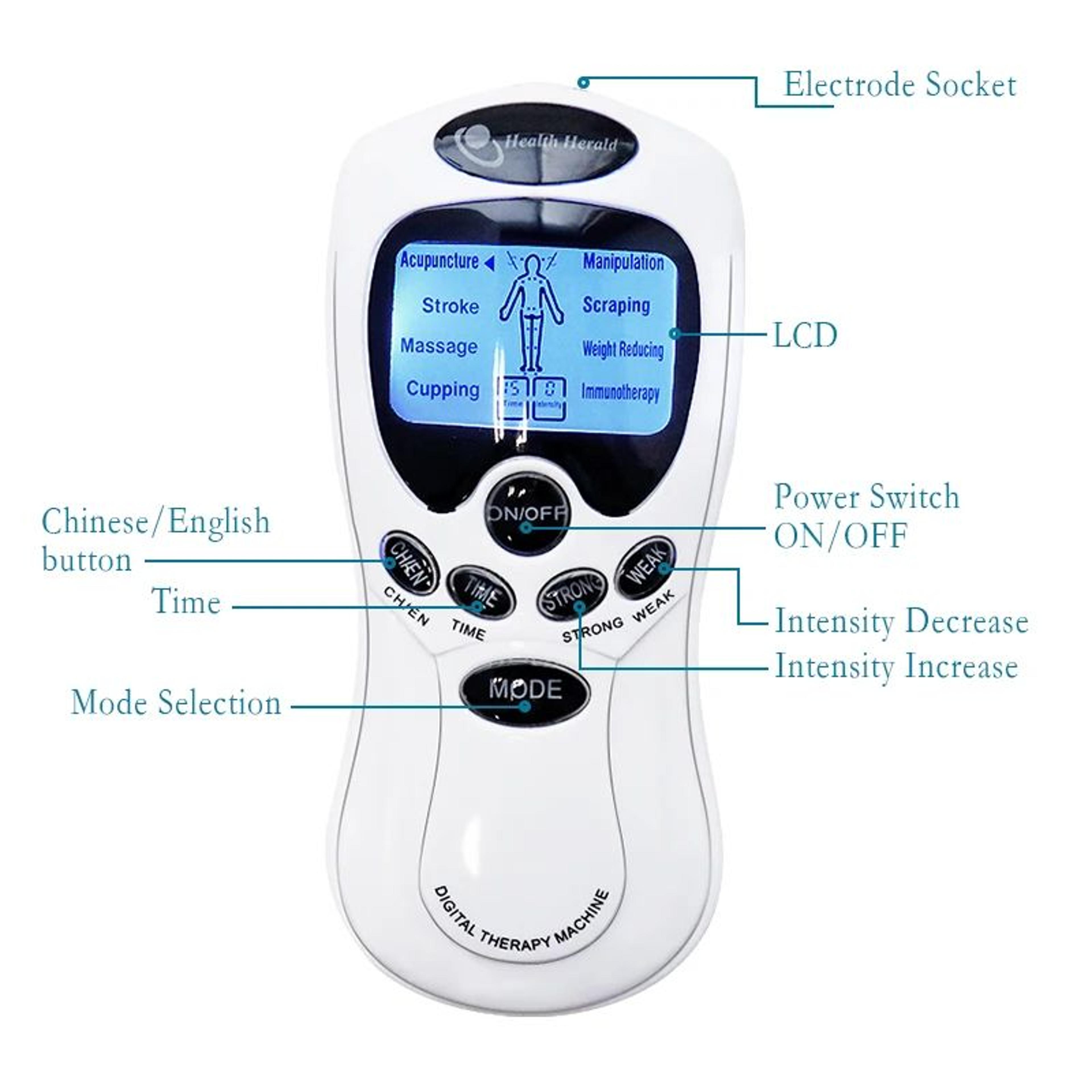 Advanced Pain Relief TENS EMS Muscle Stimulator  Electronic Pulse Massager 1