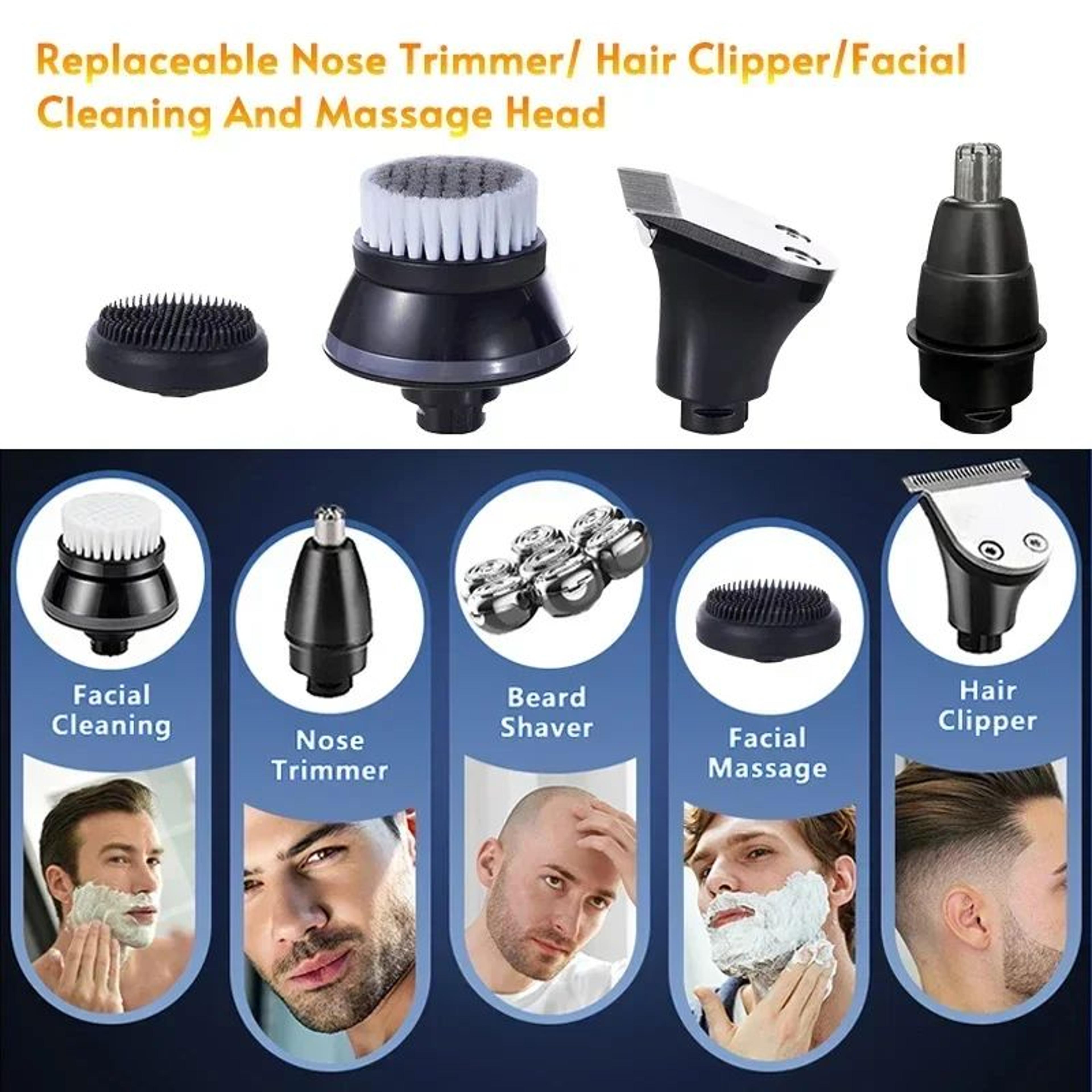 Premium Replaceable Electric Shaver Head  Nose Trimmer Head Replacement Kit 4