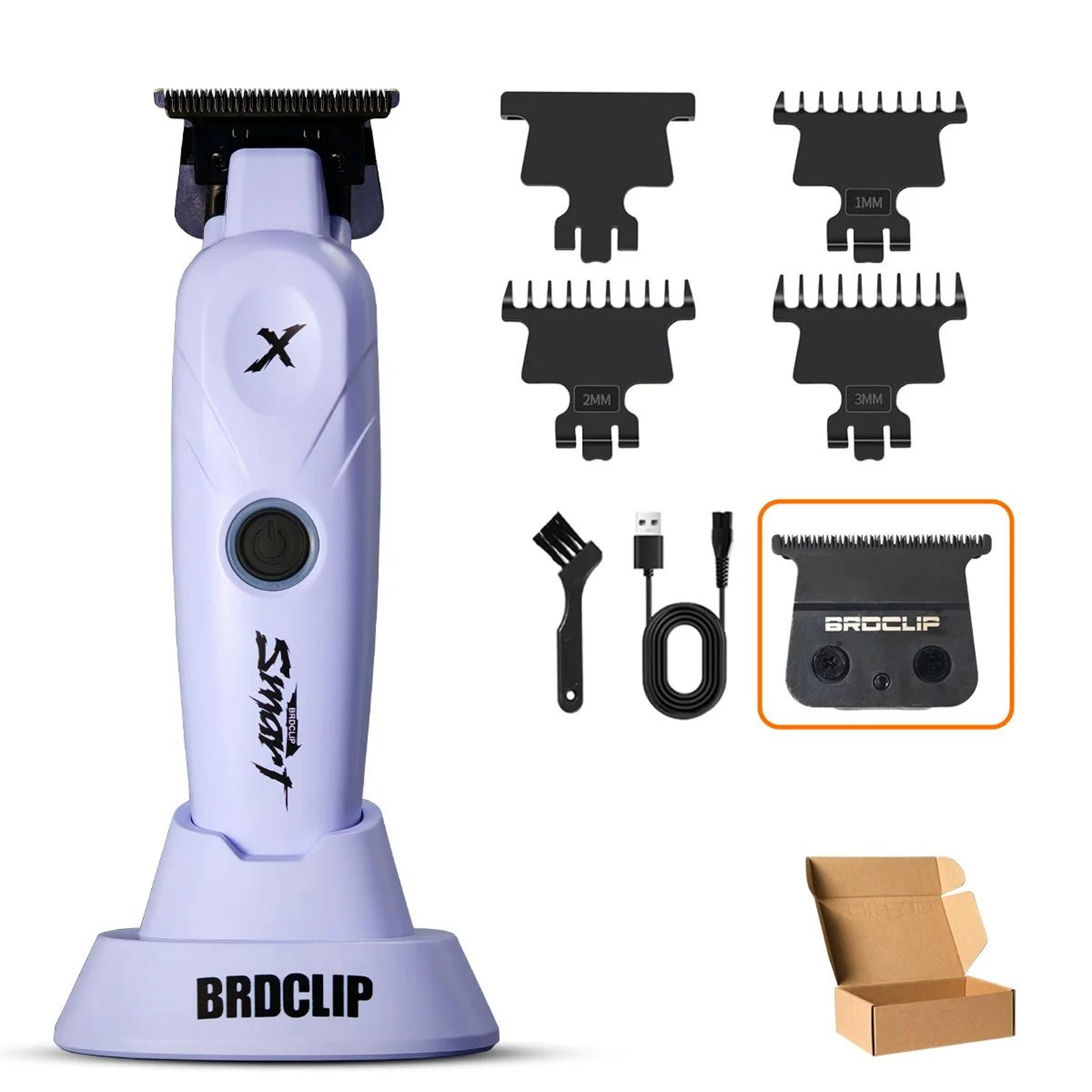 BRDCLIP X Series Professional Cordless Hair Trimmer  Electric Hair Clipper With DLC Blade  HighSpee 17