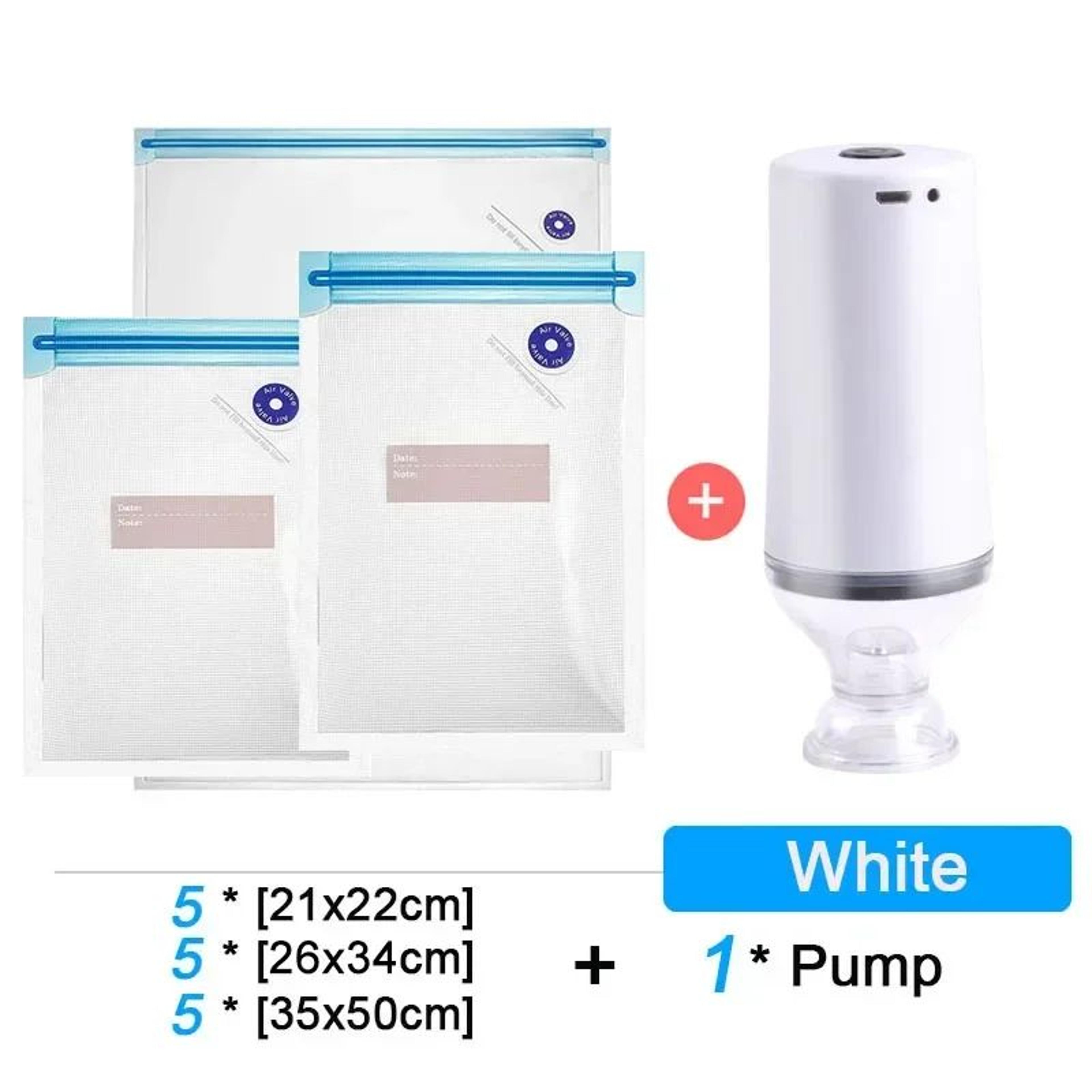 Ultimate FreshSeal Handheld Vacuum Sealer Kit  USB Rechargeable Handheld Vacuum Sealer With Reusabl 9