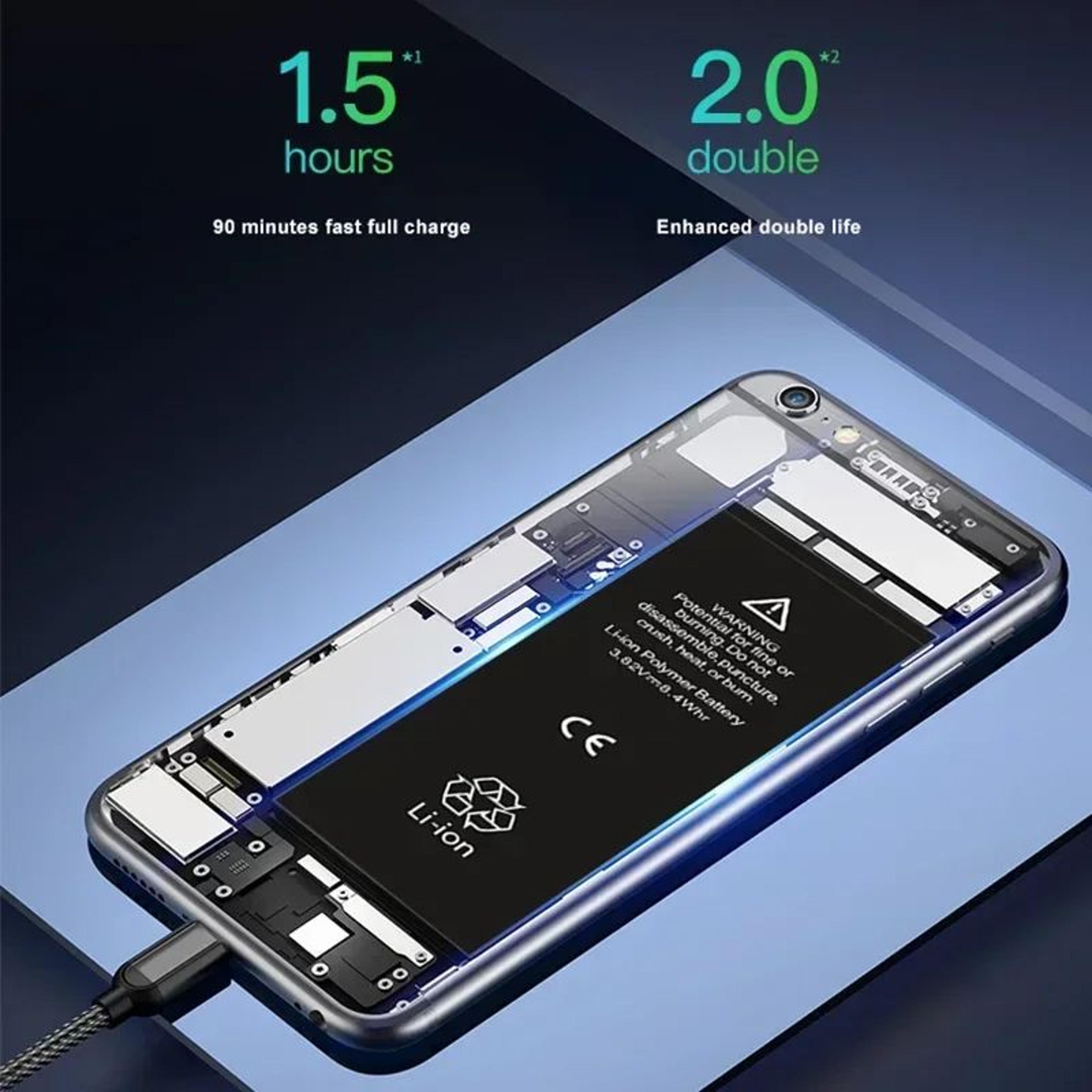 HighCapacity Replacement Battery For IPhone Models With Free Tool Kit 2
