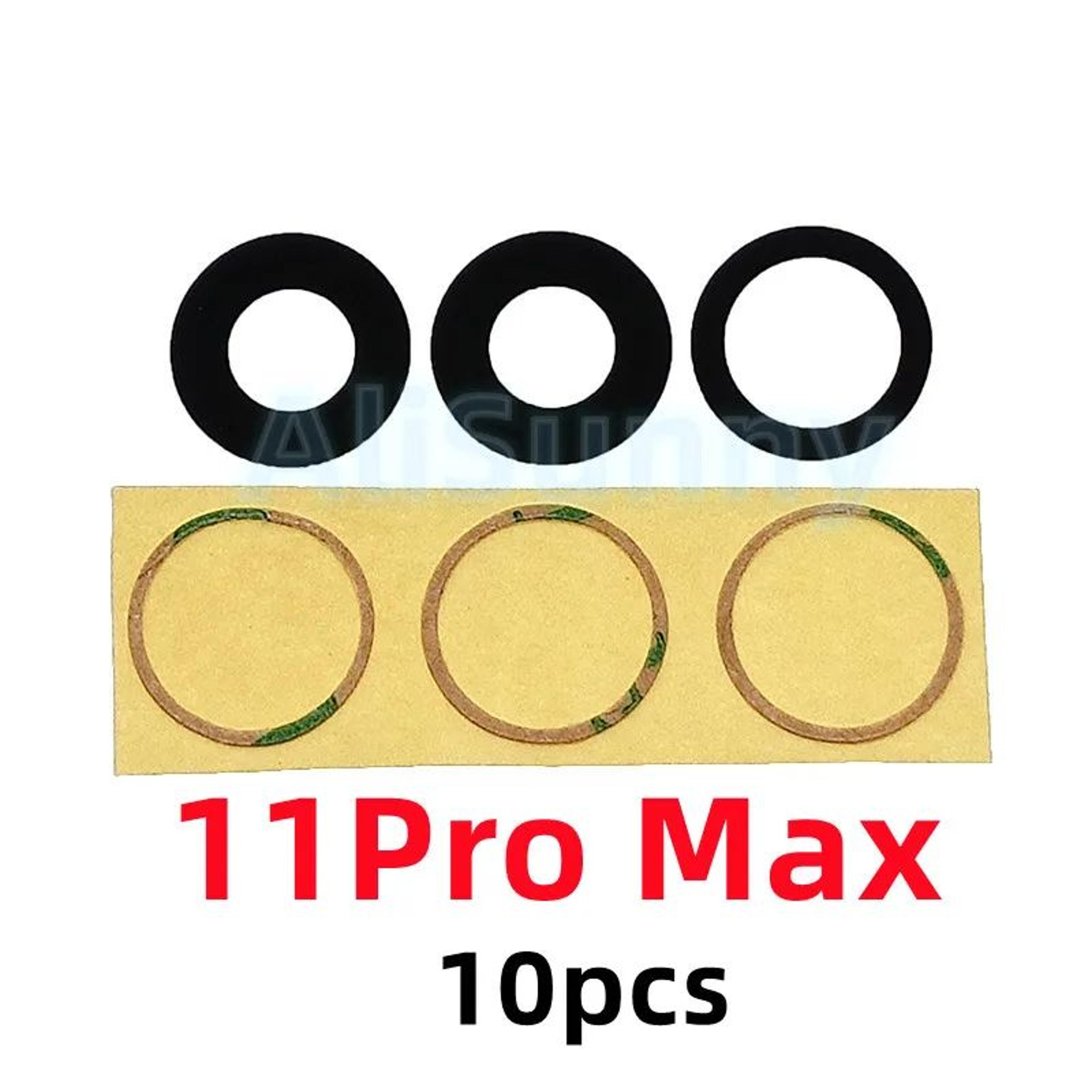 AliSunny 10Pack Rear Camera Glass Replacement With 3M Adhesive For IPhone 11121314 Series 8