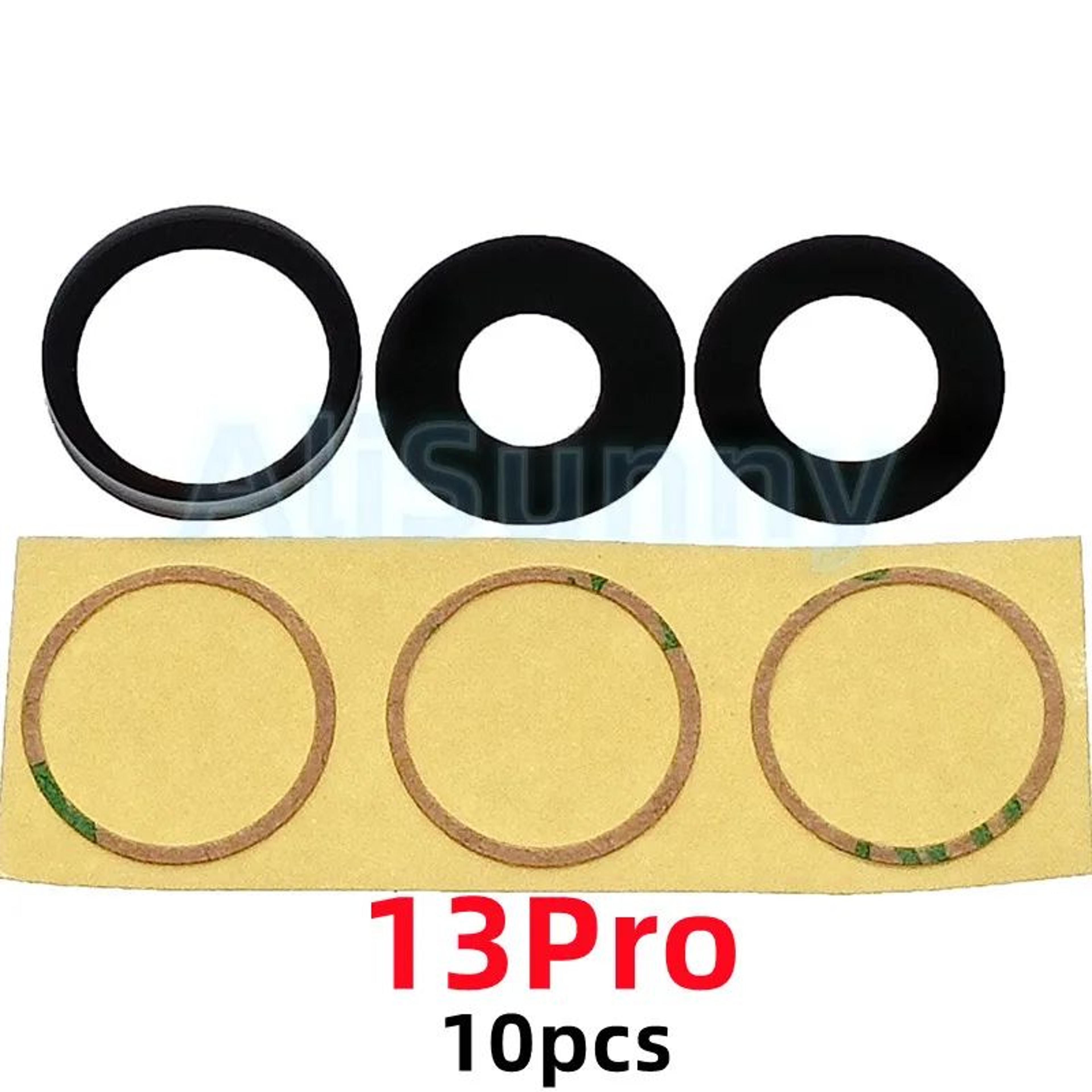 AliSunny 10Pack Rear Camera Glass Replacement With 3M Adhesive For IPhone 11121314 Series 14