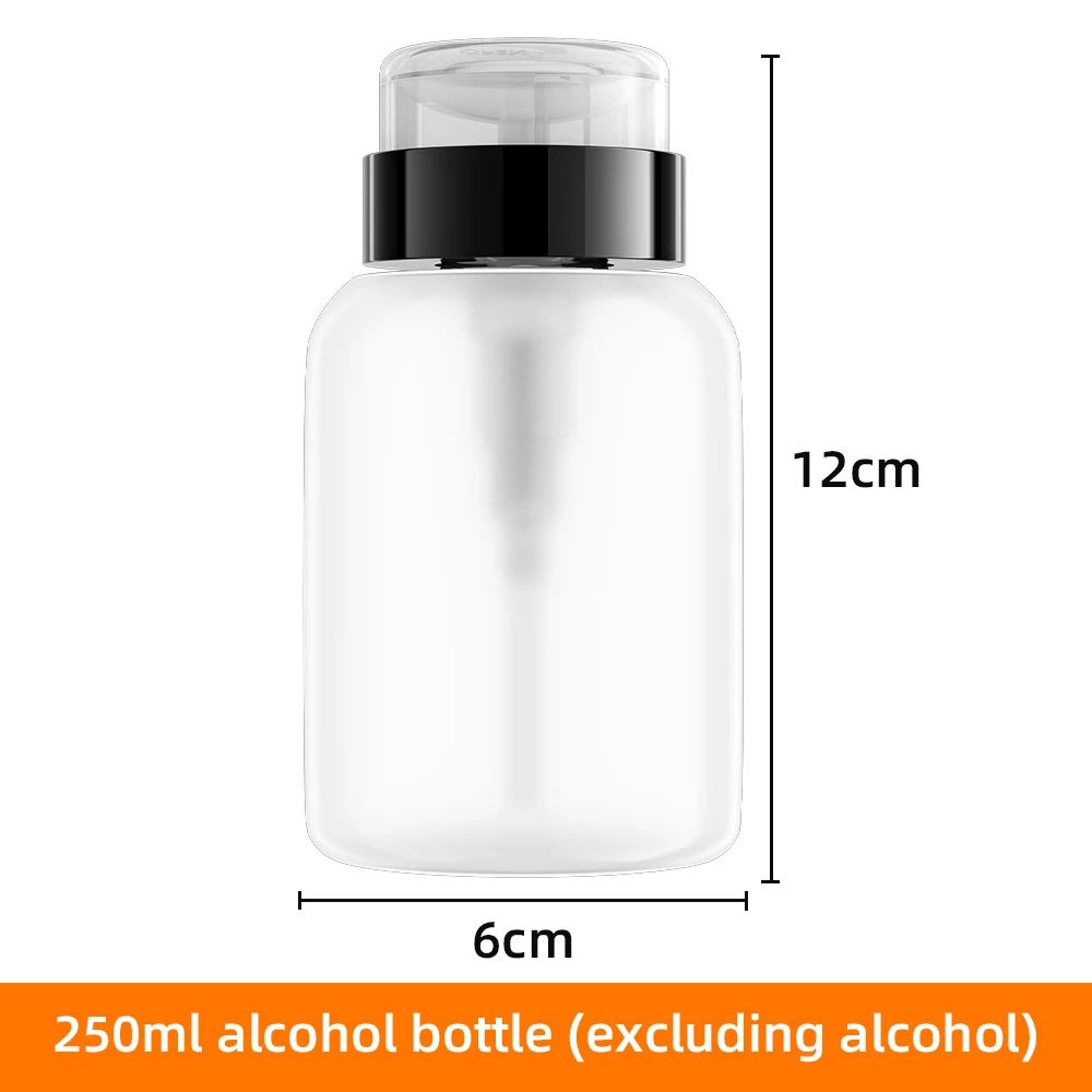 Premium Clear Refillable Press Pump Bottle  LeakProof 60150250 Ml Empty Alcohol Bottles Dispenser F 8