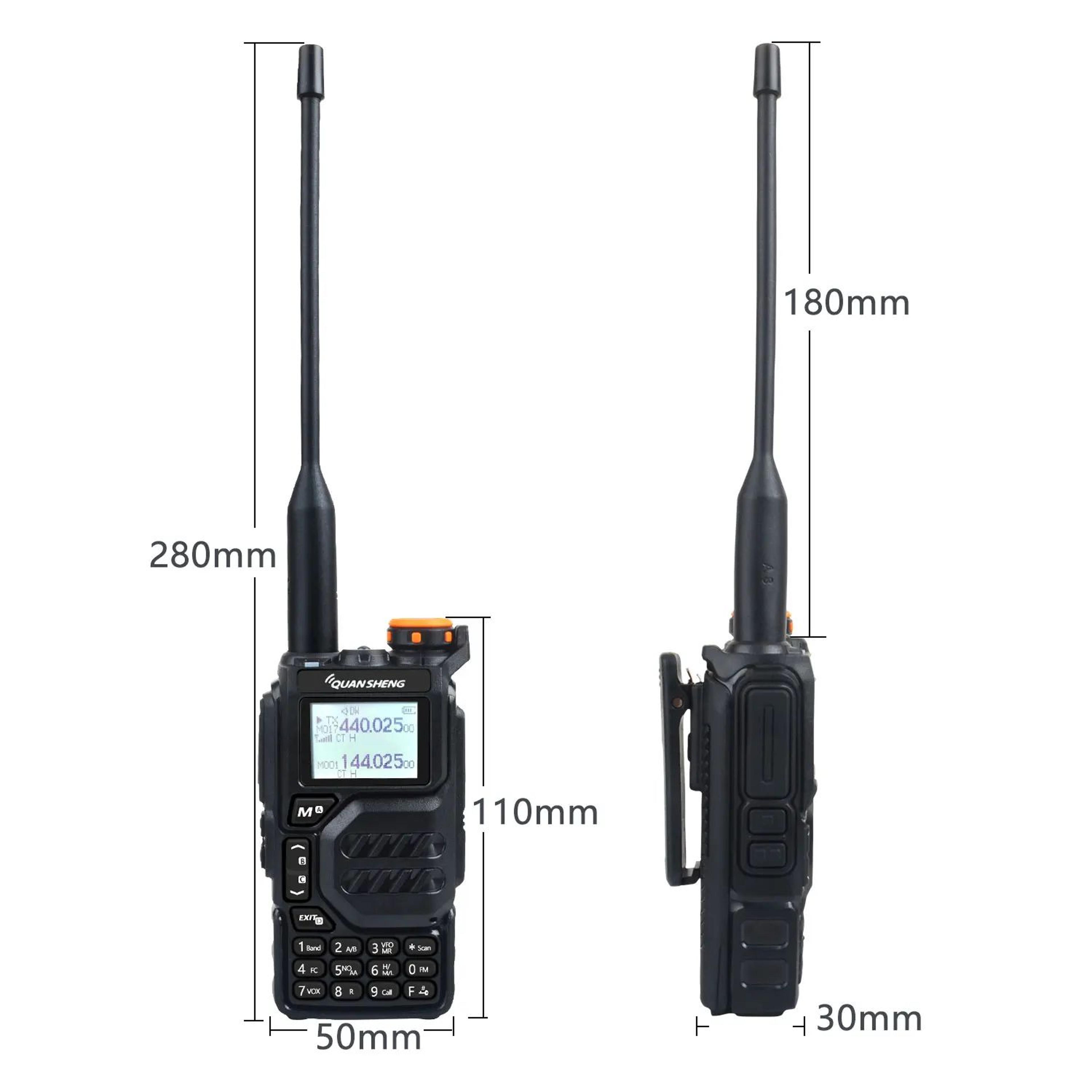 Quansheng DualBand FullBand Handheld TwoWay Radio  Wide Coverage Communication 4