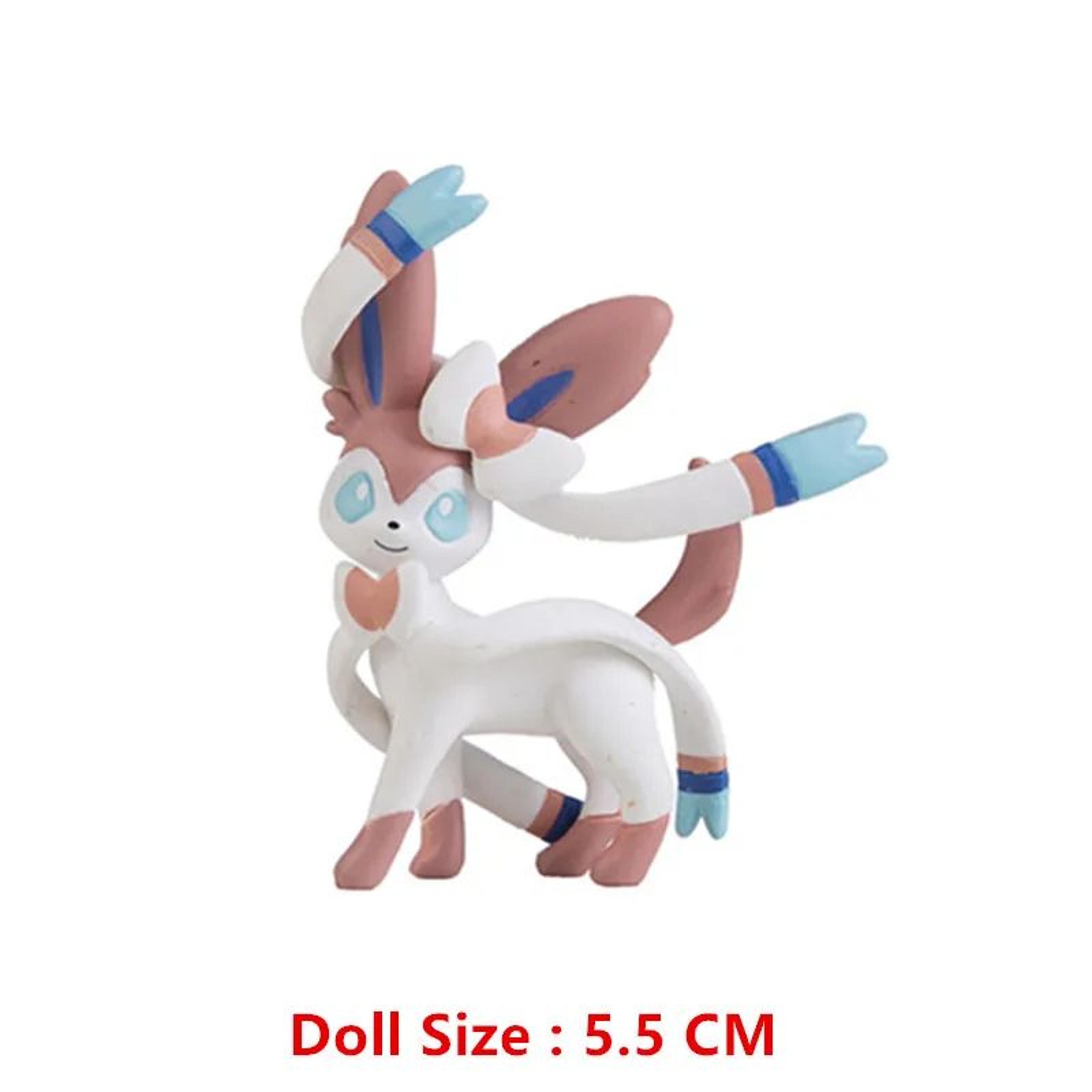 Takara Tomy Pokemon Mini Figures 413cm  Pikachu Mewtwo  Friends PVC Collectibles 6