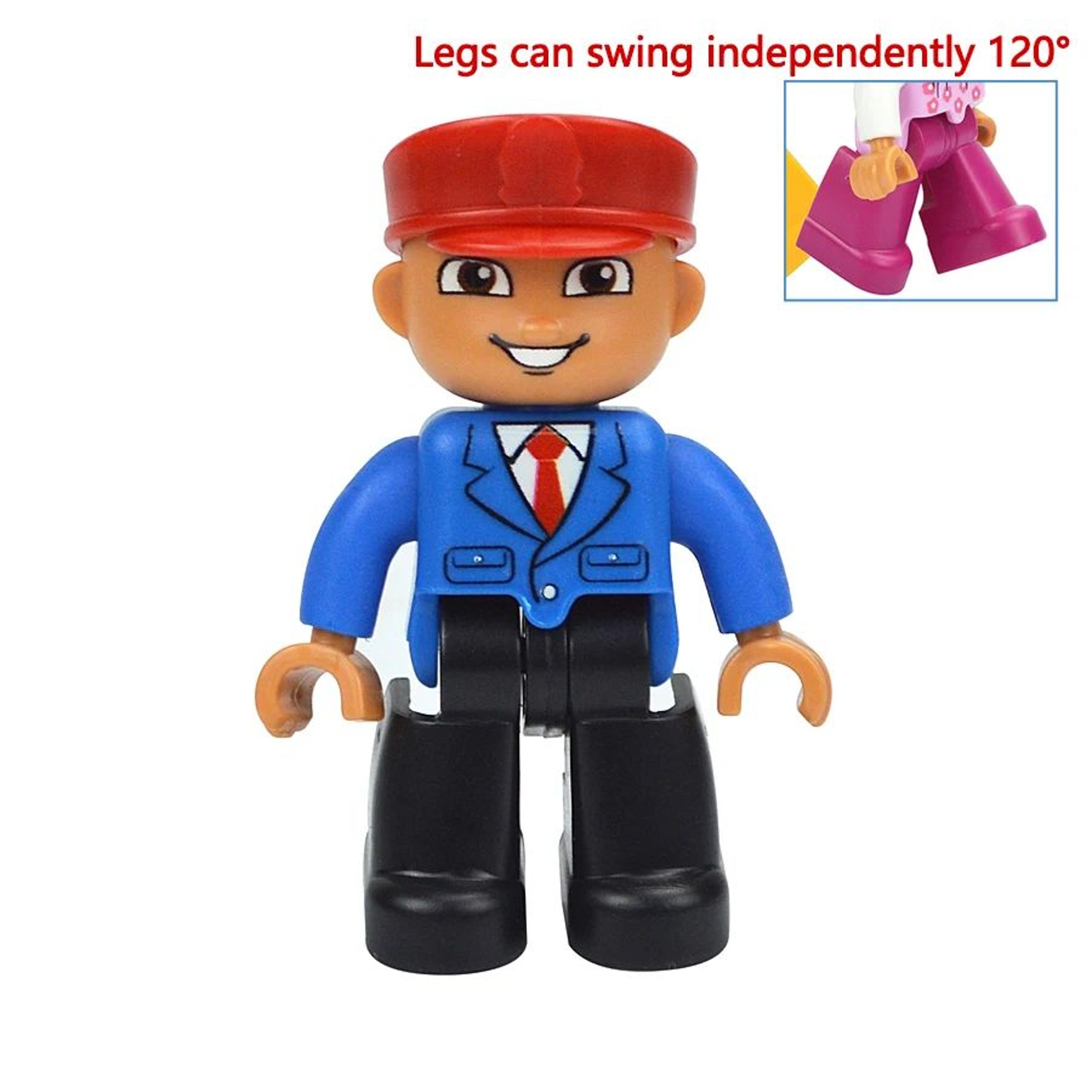 Premium Family Block Figures  Compatible Brick Toy Set  Large Building Block Figures For Kids Inclu 10