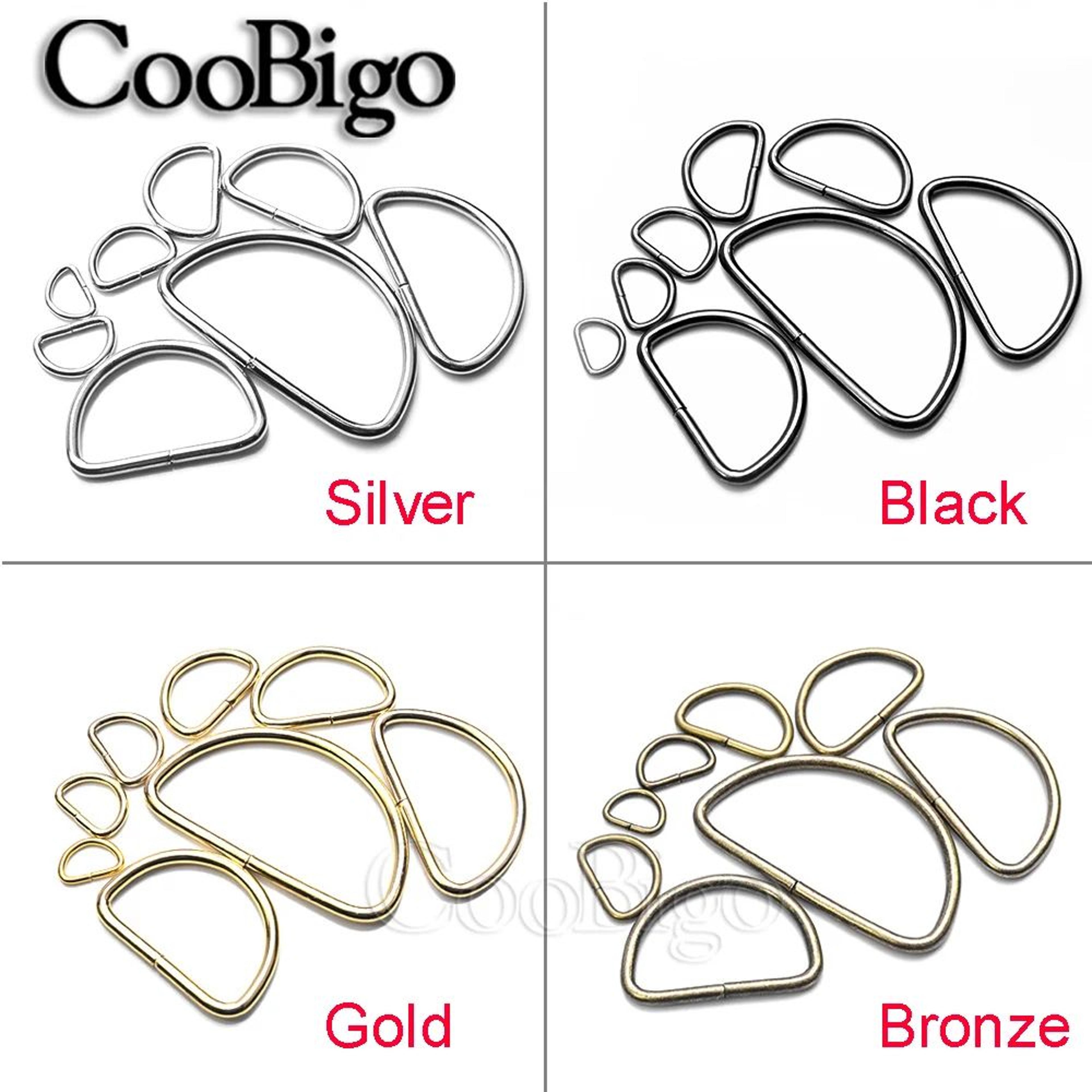 HeavyDuty Metal DRing Buckles For Belts Bags  DIY Crafting 2